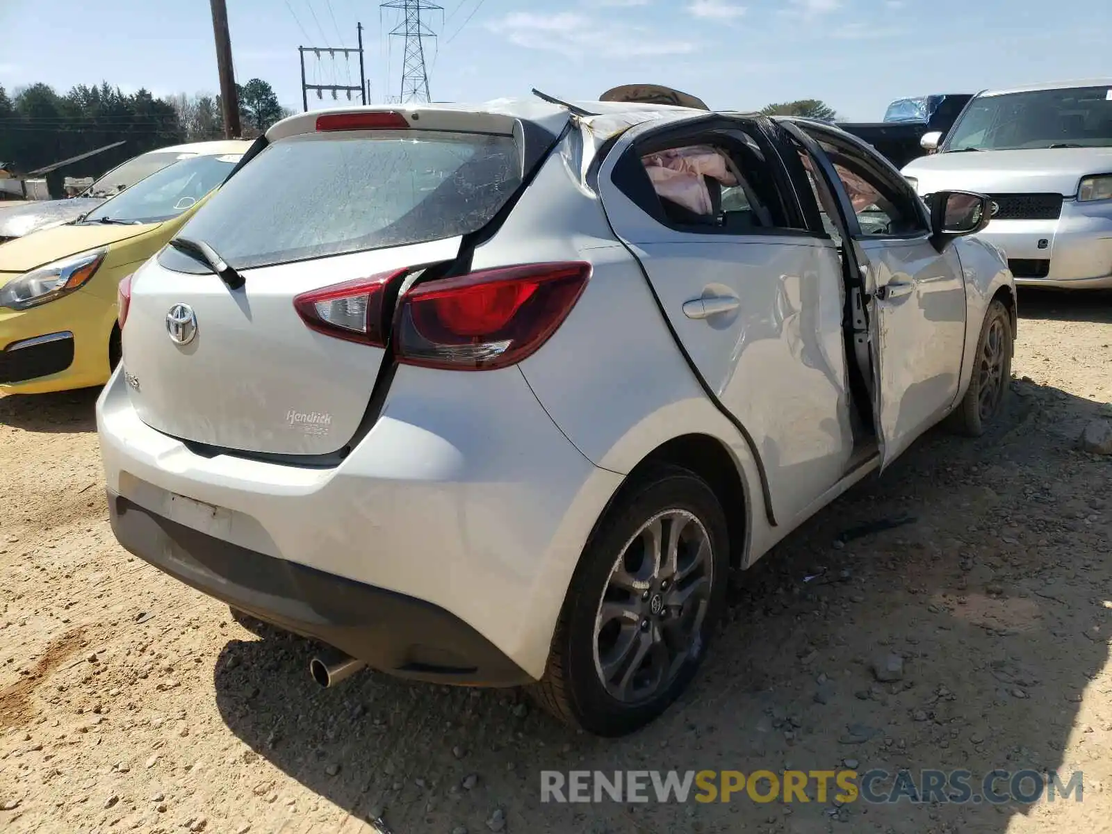 4 Photograph of a damaged car 3MYDLBJV9LY701517 TOYOTA YARIS 2020