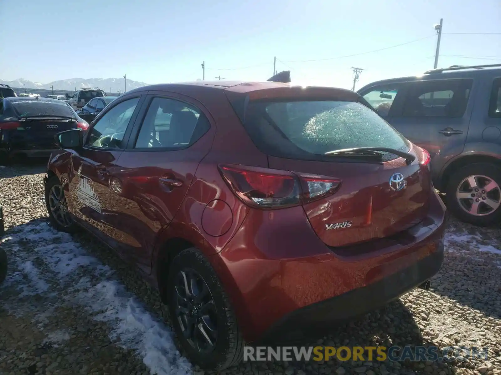 3 Photograph of a damaged car 3MYDLBJV9LY703980 TOYOTA YARIS 2020