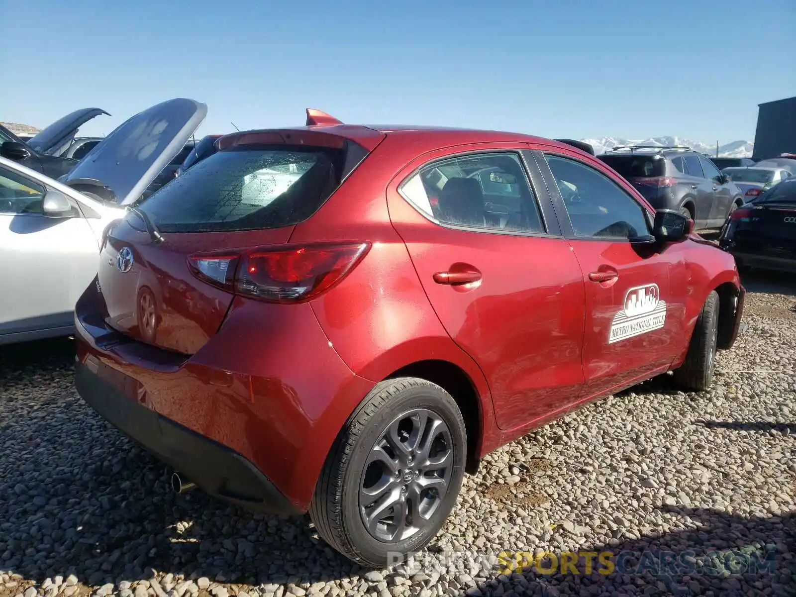 4 Photograph of a damaged car 3MYDLBJV9LY703980 TOYOTA YARIS 2020