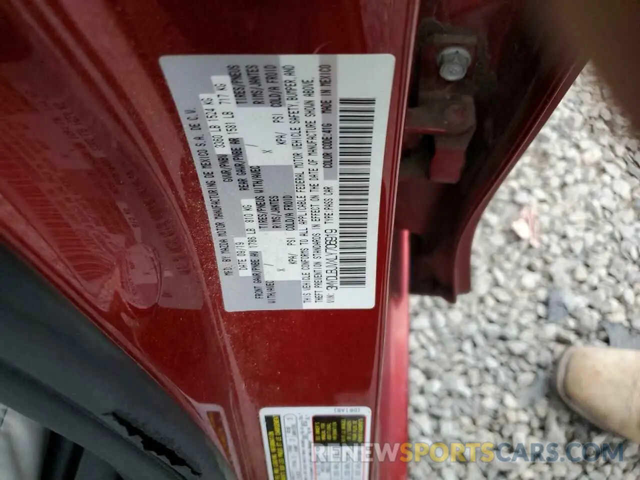 12 Photograph of a damaged car 3MYDLBJVXLY706919 TOYOTA YARIS 2020