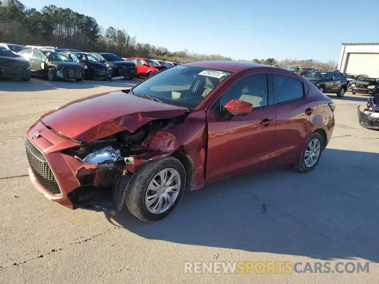 1 Photograph of a damaged car 3MYDLBYV5LY716599 TOYOTA YARIS 2020