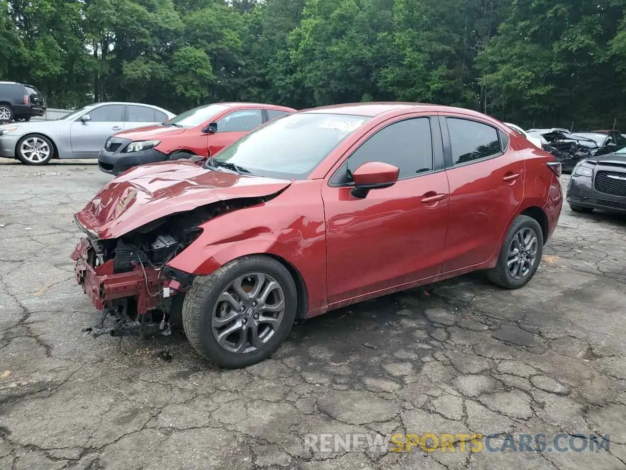 1 Photograph of a damaged car 3MYDLBYVXLY708840 TOYOTA YARIS 2020