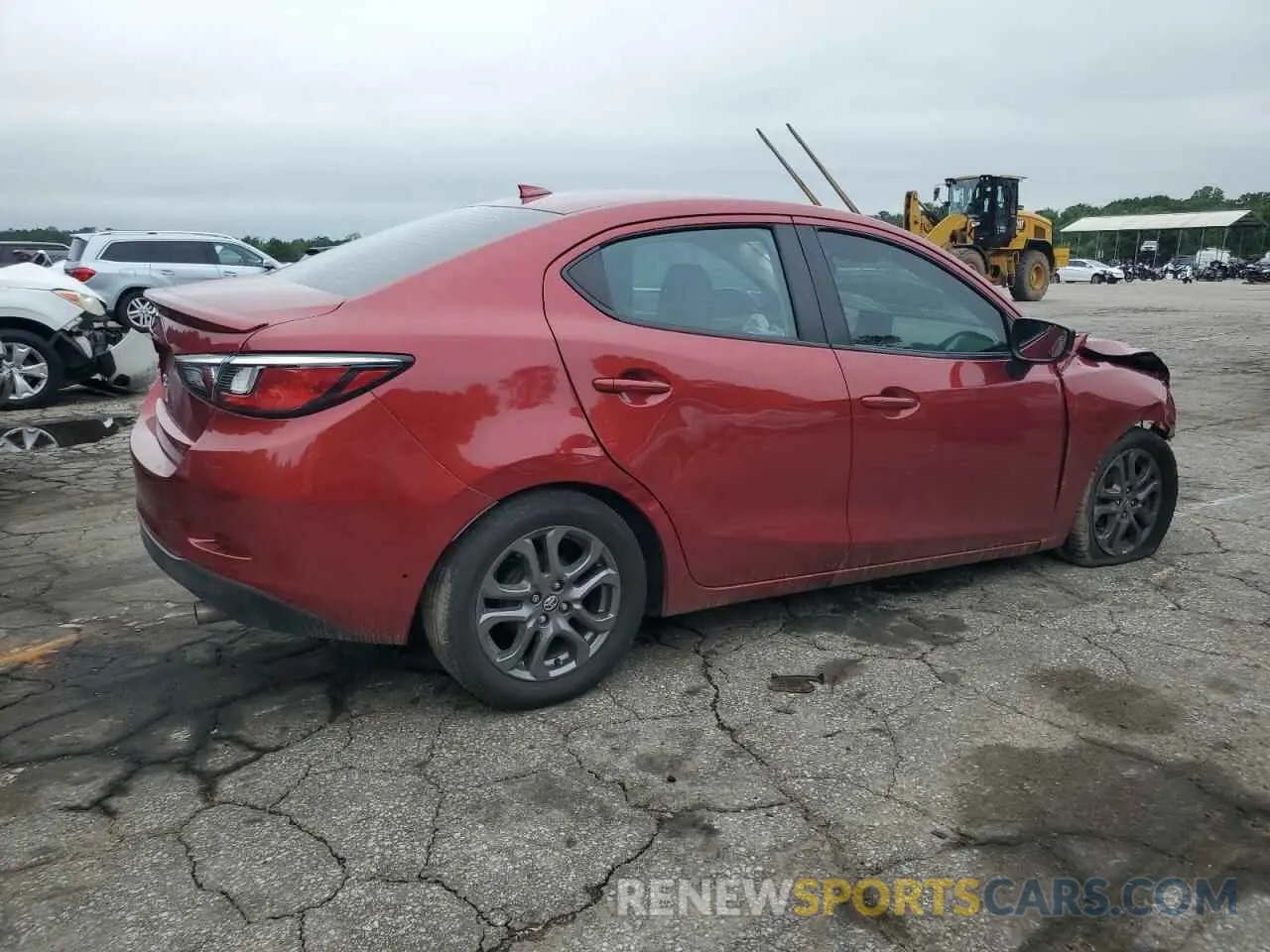 3 Photograph of a damaged car 3MYDLBYVXLY708840 TOYOTA YARIS 2020