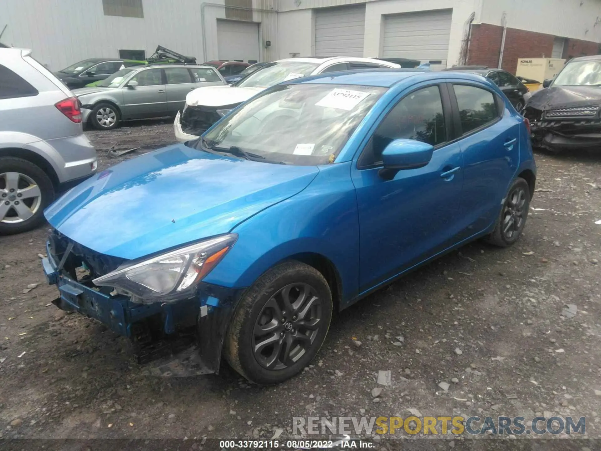 2 Photograph of a damaged car 3MYDLBJV1LY703701 TOYOTA YARIS HATCHBACK 2020