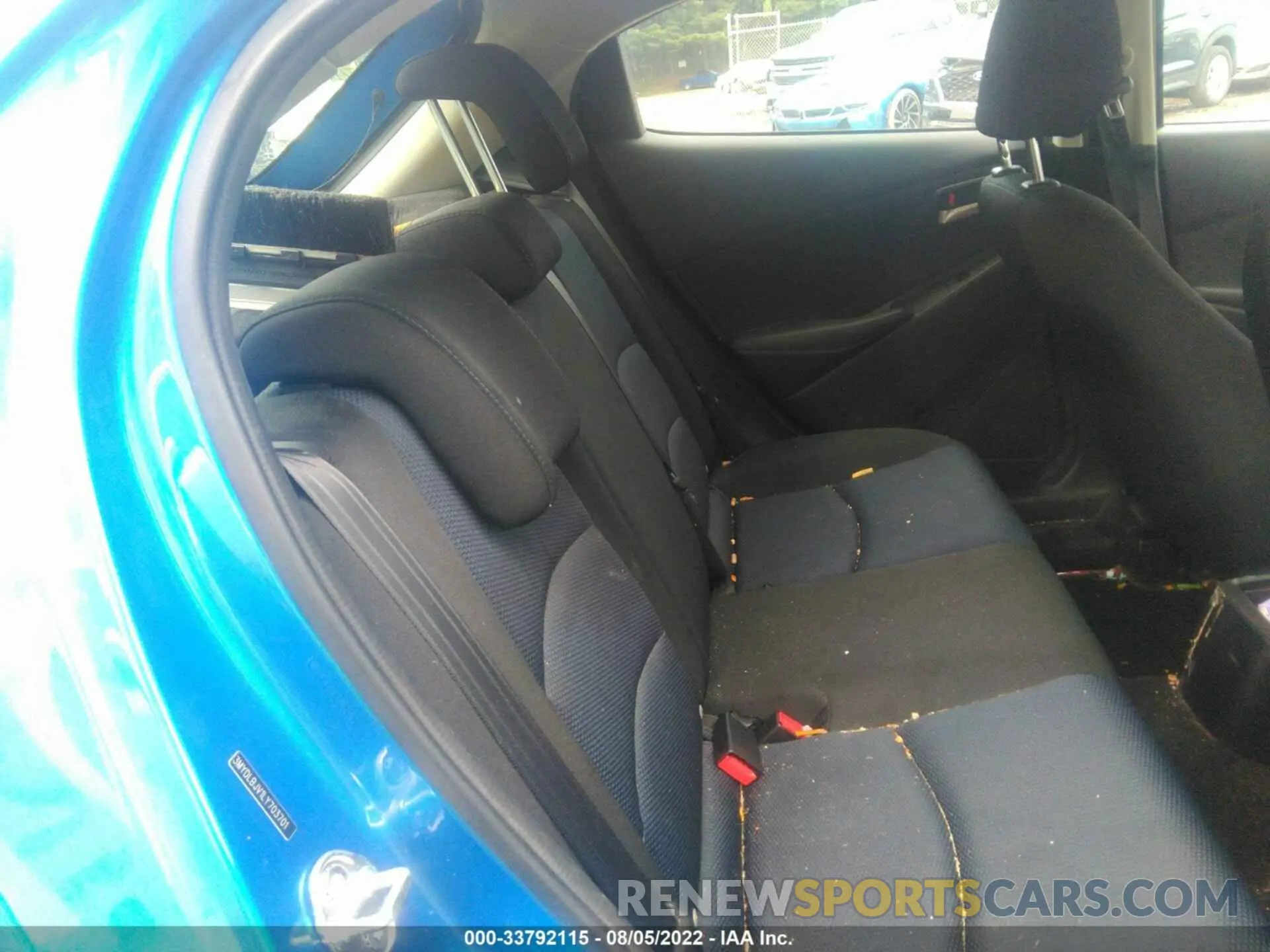 8 Photograph of a damaged car 3MYDLBJV1LY703701 TOYOTA YARIS HATCHBACK 2020