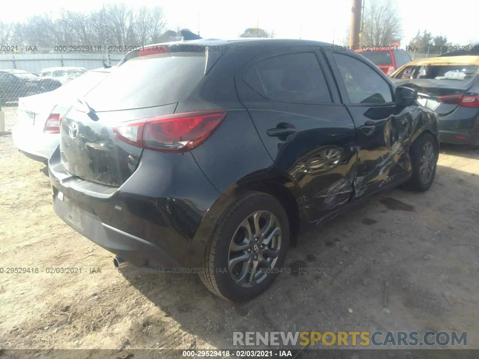 4 Photograph of a damaged car 3MYDLBJV1LY708770 TOYOTA YARIS HATCHBACK 2020