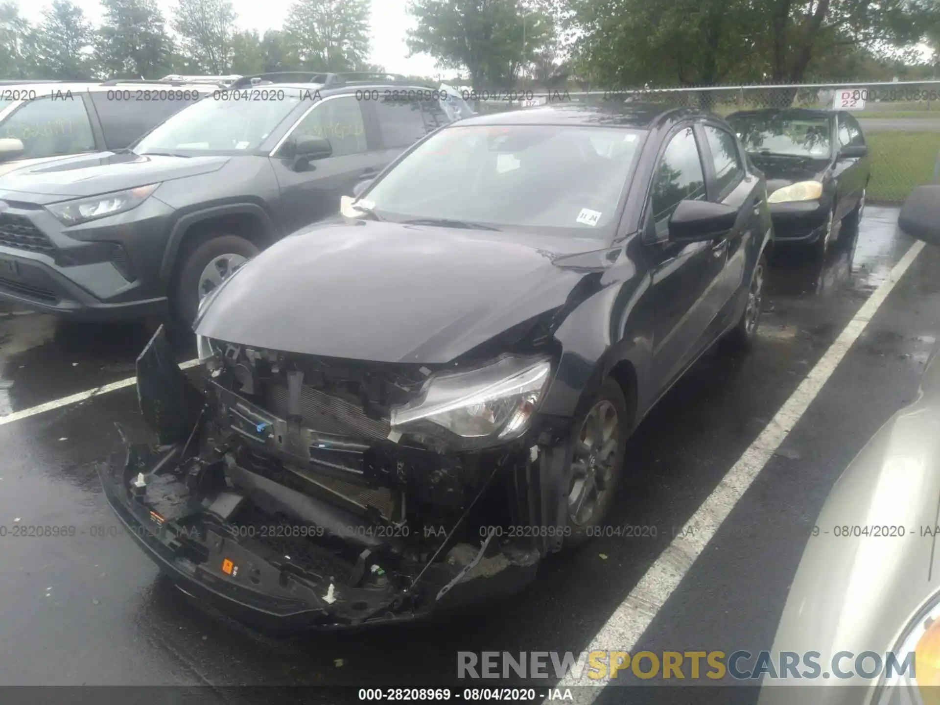 2 Photograph of a damaged car 3MYDLBJV2LY704355 TOYOTA YARIS HATCHBACK 2020