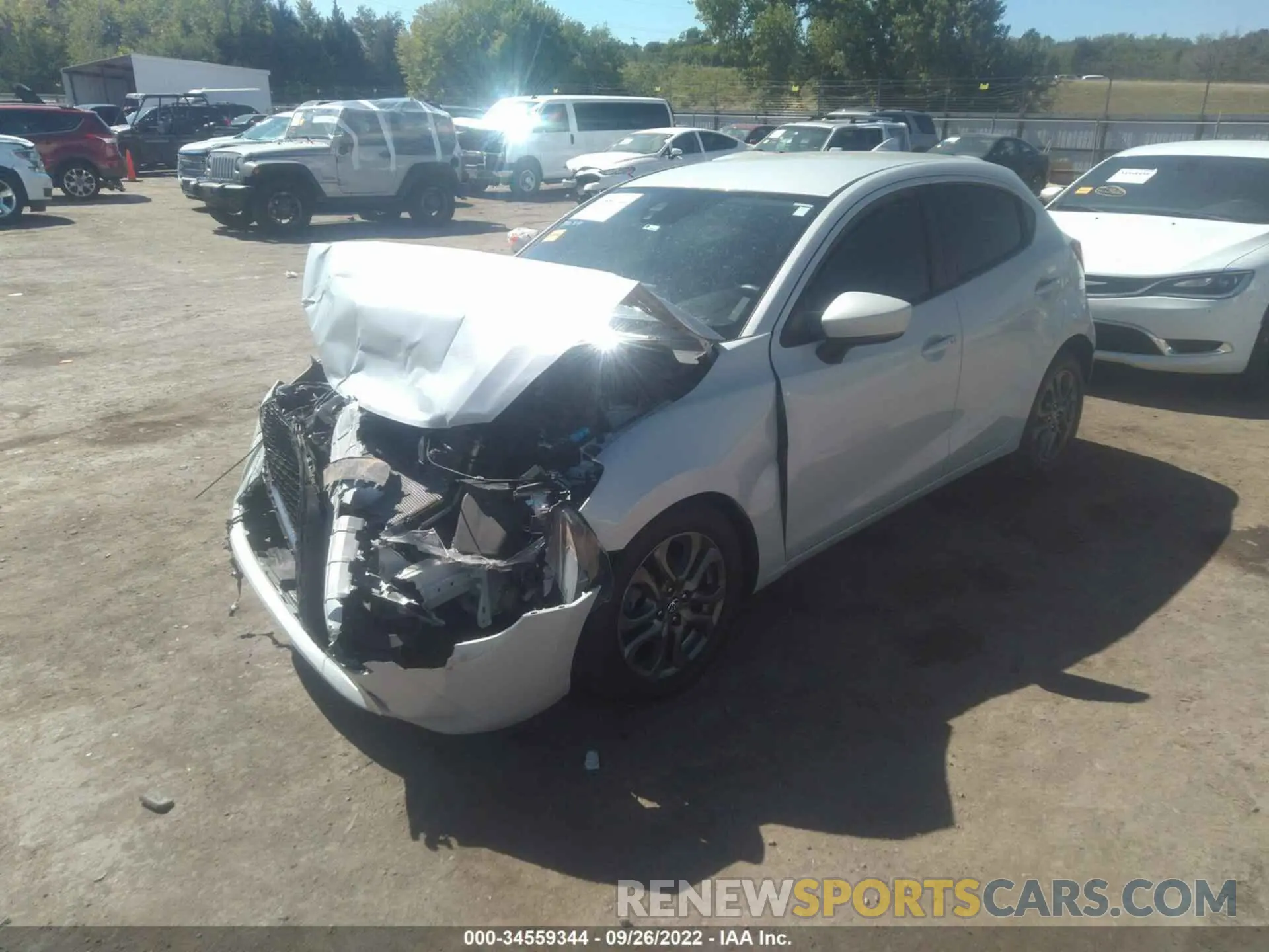 2 Photograph of a damaged car 3MYDLBJV3LY703862 TOYOTA YARIS HATCHBACK 2020