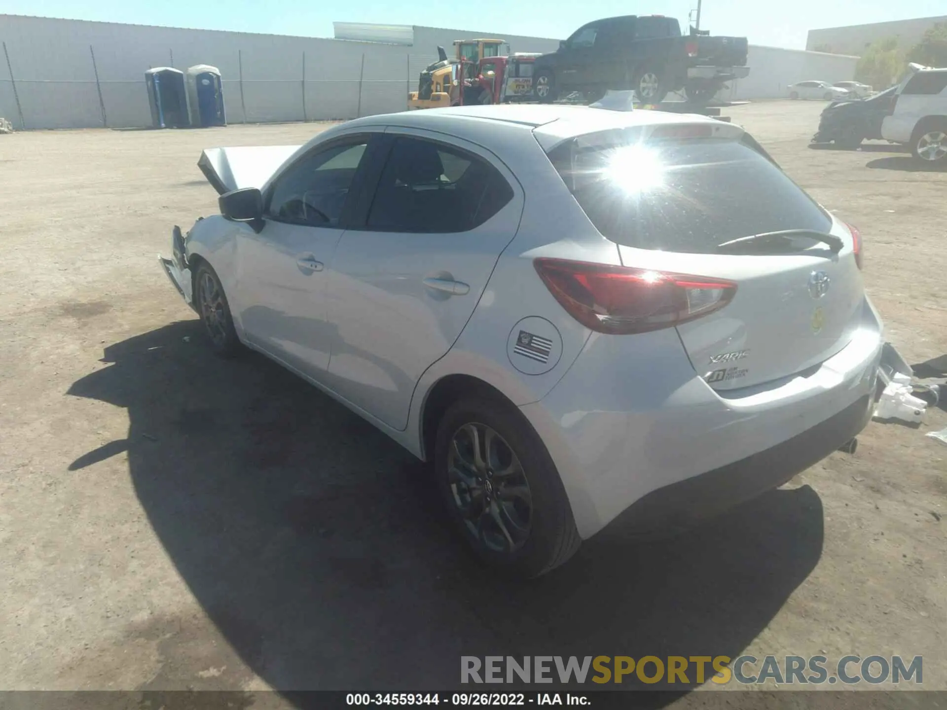 3 Photograph of a damaged car 3MYDLBJV3LY703862 TOYOTA YARIS HATCHBACK 2020