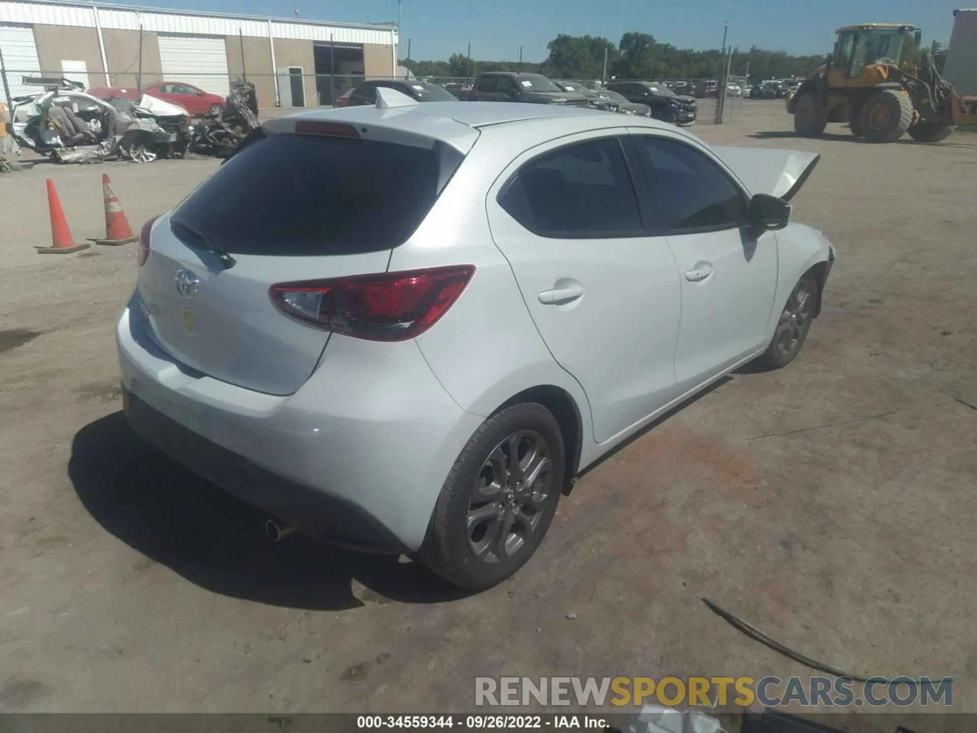 4 Photograph of a damaged car 3MYDLBJV3LY703862 TOYOTA YARIS HATCHBACK 2020