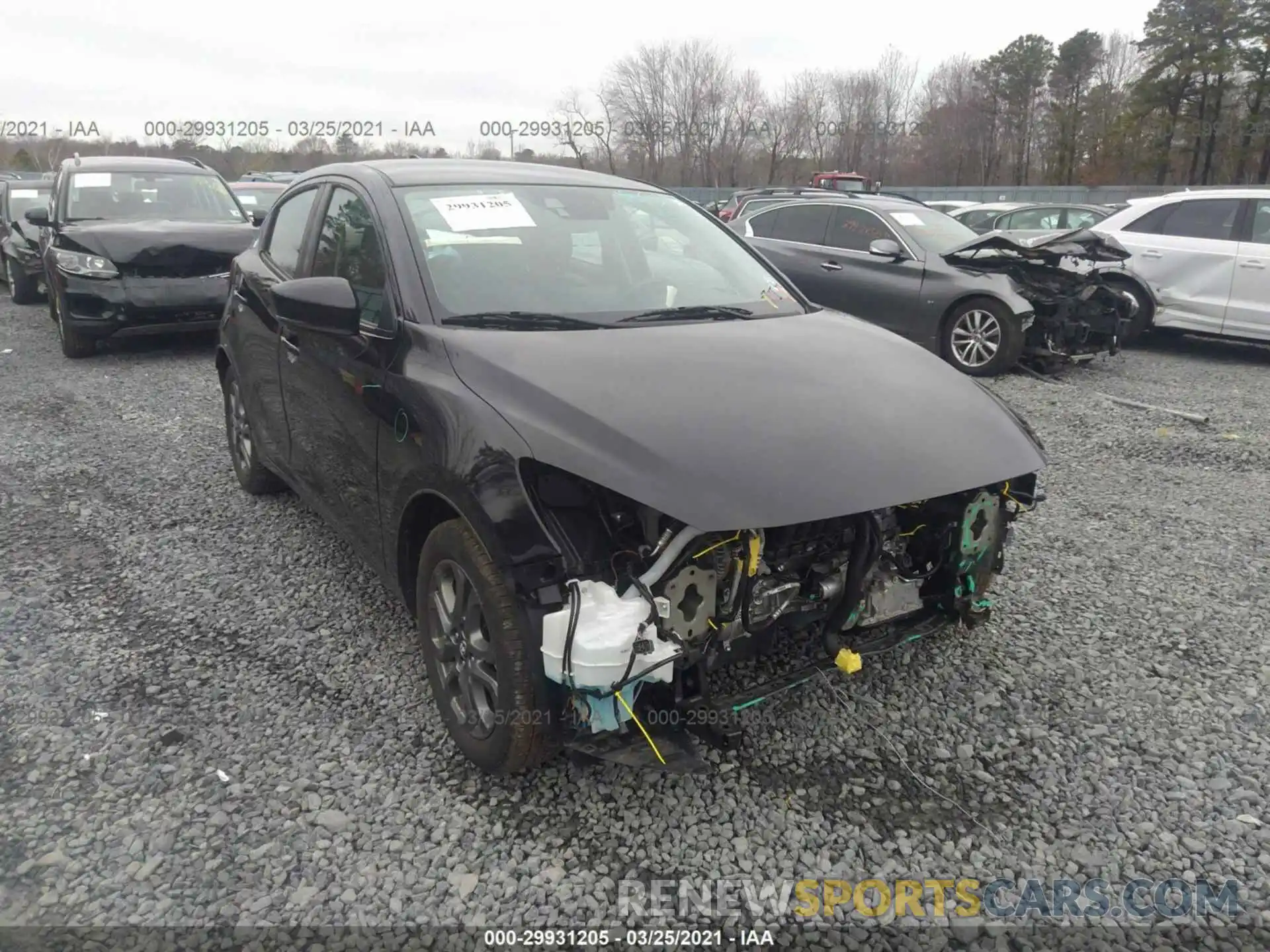 1 Photograph of a damaged car 3MYDLBJV3LY708849 TOYOTA YARIS HATCHBACK 2020