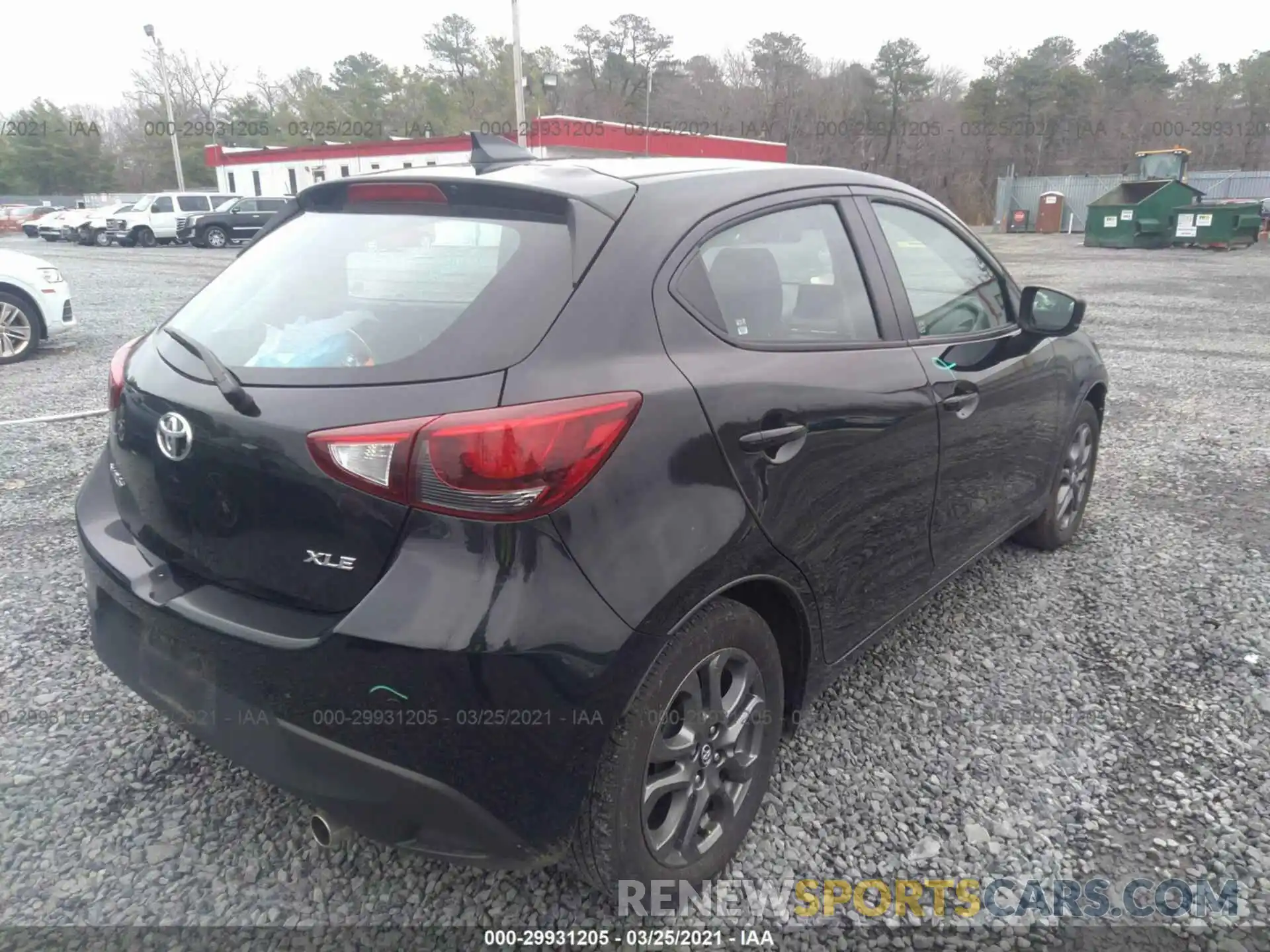 4 Photograph of a damaged car 3MYDLBJV3LY708849 TOYOTA YARIS HATCHBACK 2020