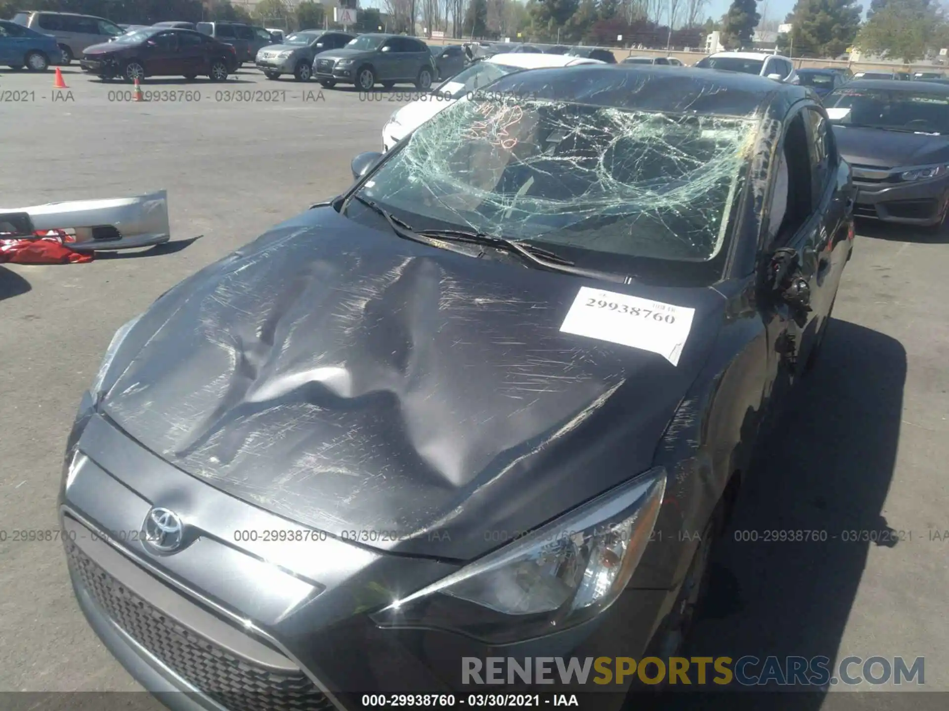 6 Photograph of a damaged car 3MYDLBJV4LY708570 TOYOTA YARIS HATCHBACK 2020