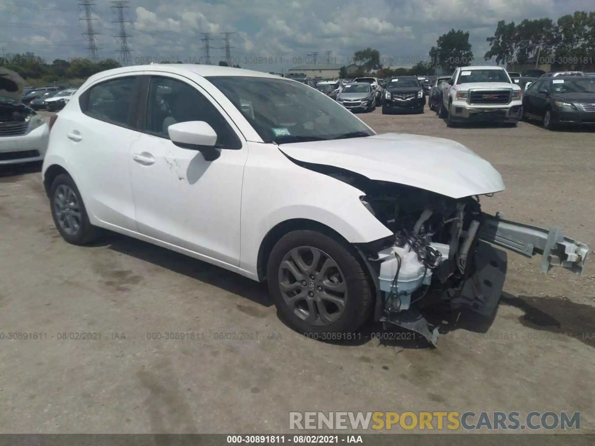 1 Photograph of a damaged car 3MYDLBJV6LY706559 TOYOTA YARIS HATCHBACK 2020