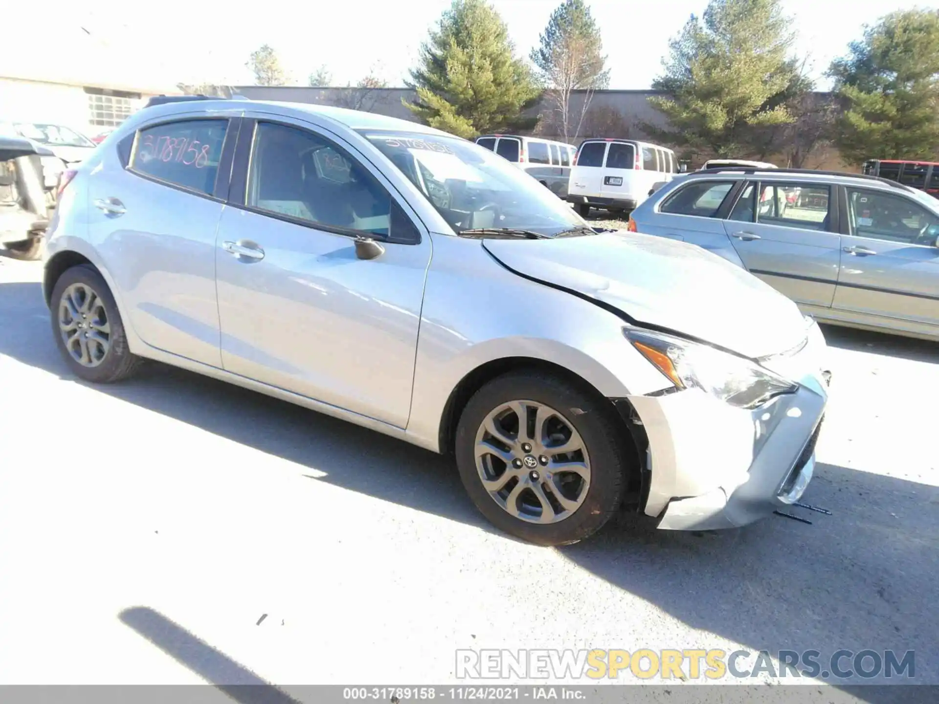 1 Photograph of a damaged car 3MYDLBJV7LY700396 TOYOTA YARIS HATCHBACK 2020