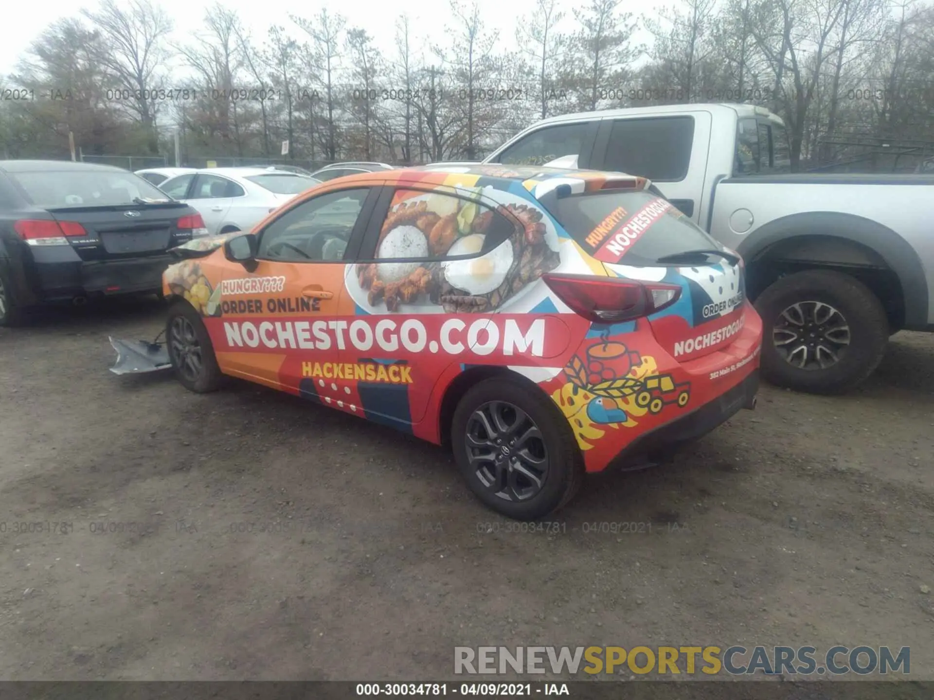 3 Photograph of a damaged car 3MYDLBJVXLY700425 TOYOTA YARIS HATCHBACK 2020