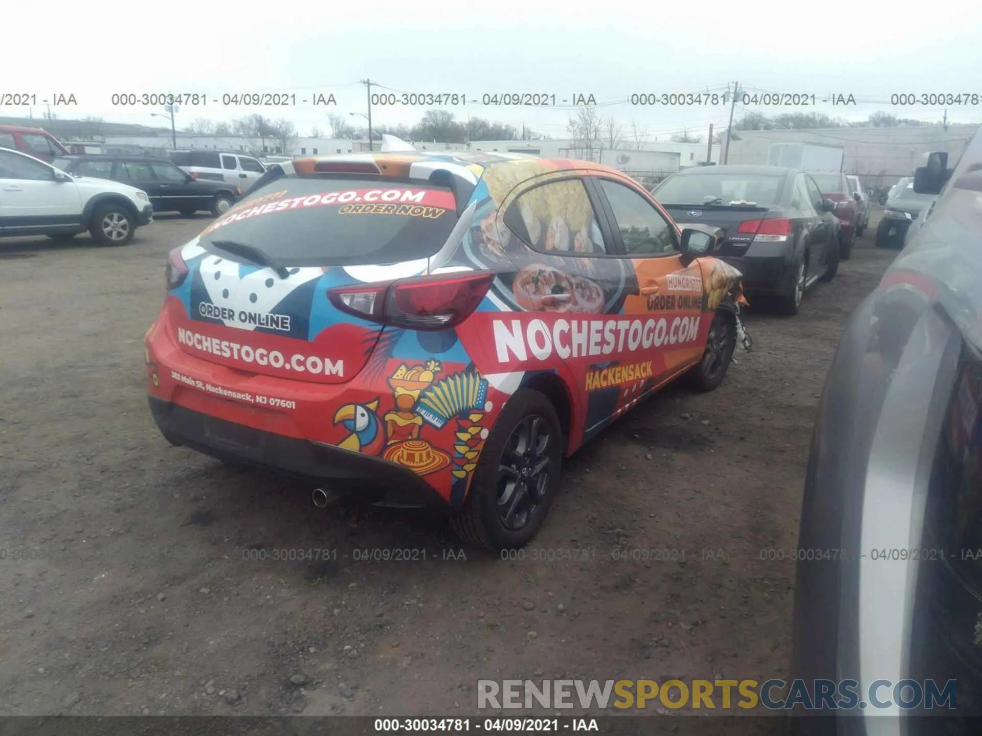 4 Photograph of a damaged car 3MYDLBJVXLY700425 TOYOTA YARIS HATCHBACK 2020
