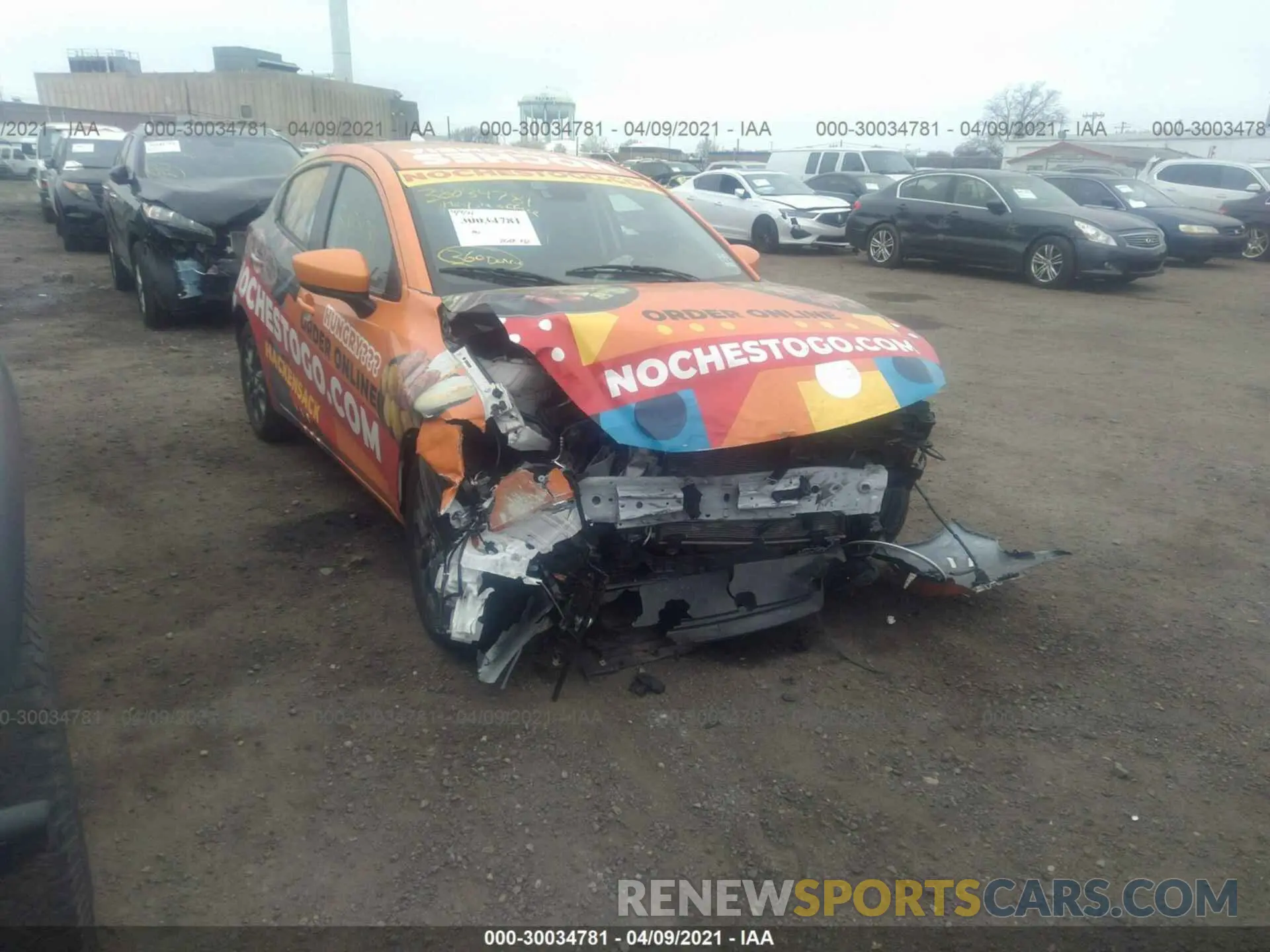 6 Photograph of a damaged car 3MYDLBJVXLY700425 TOYOTA YARIS HATCHBACK 2020
