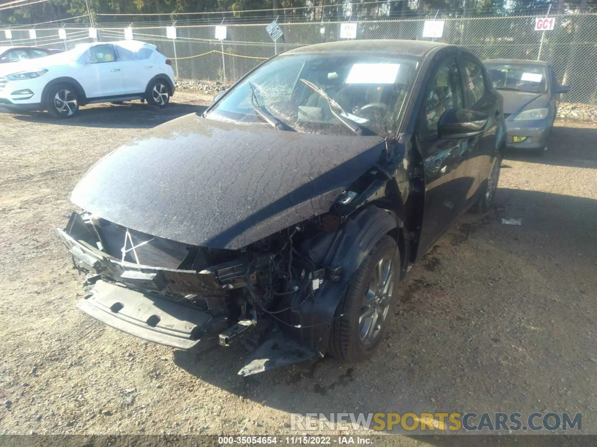 2 Photograph of a damaged car 3MYDLBJVXLY705124 TOYOTA YARIS HATCHBACK 2020