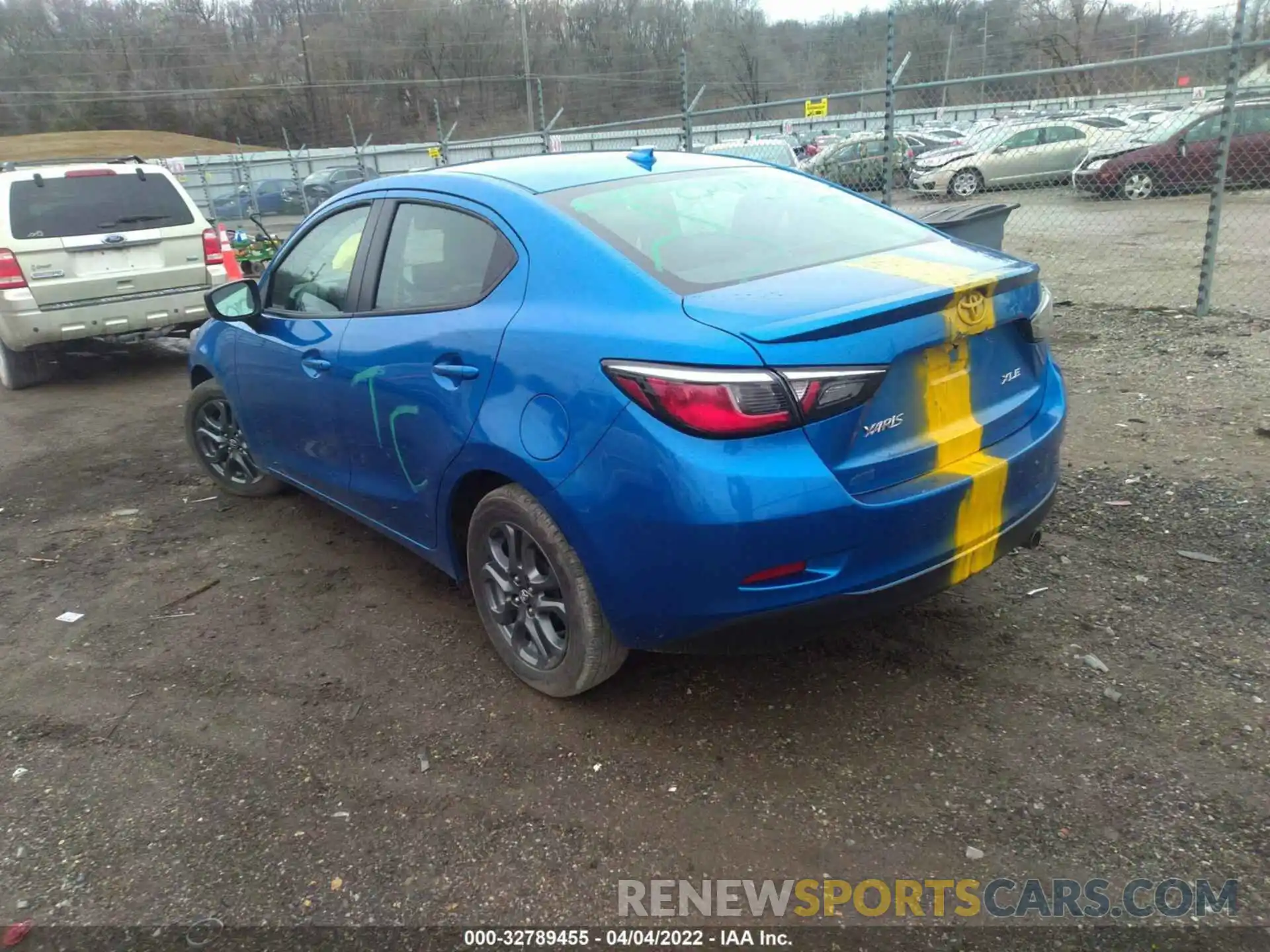 3 Photograph of a damaged car 3MYDLBYV0KY514803 TOYOTA YARIS SEDAN 2019