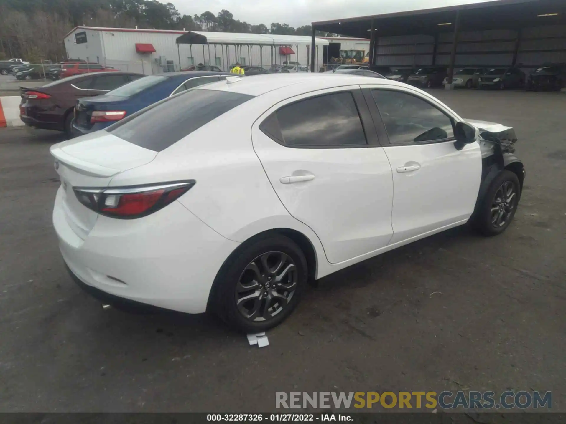 4 Photograph of a damaged car 3MYDLBYV0KY523498 TOYOTA YARIS SEDAN 2019