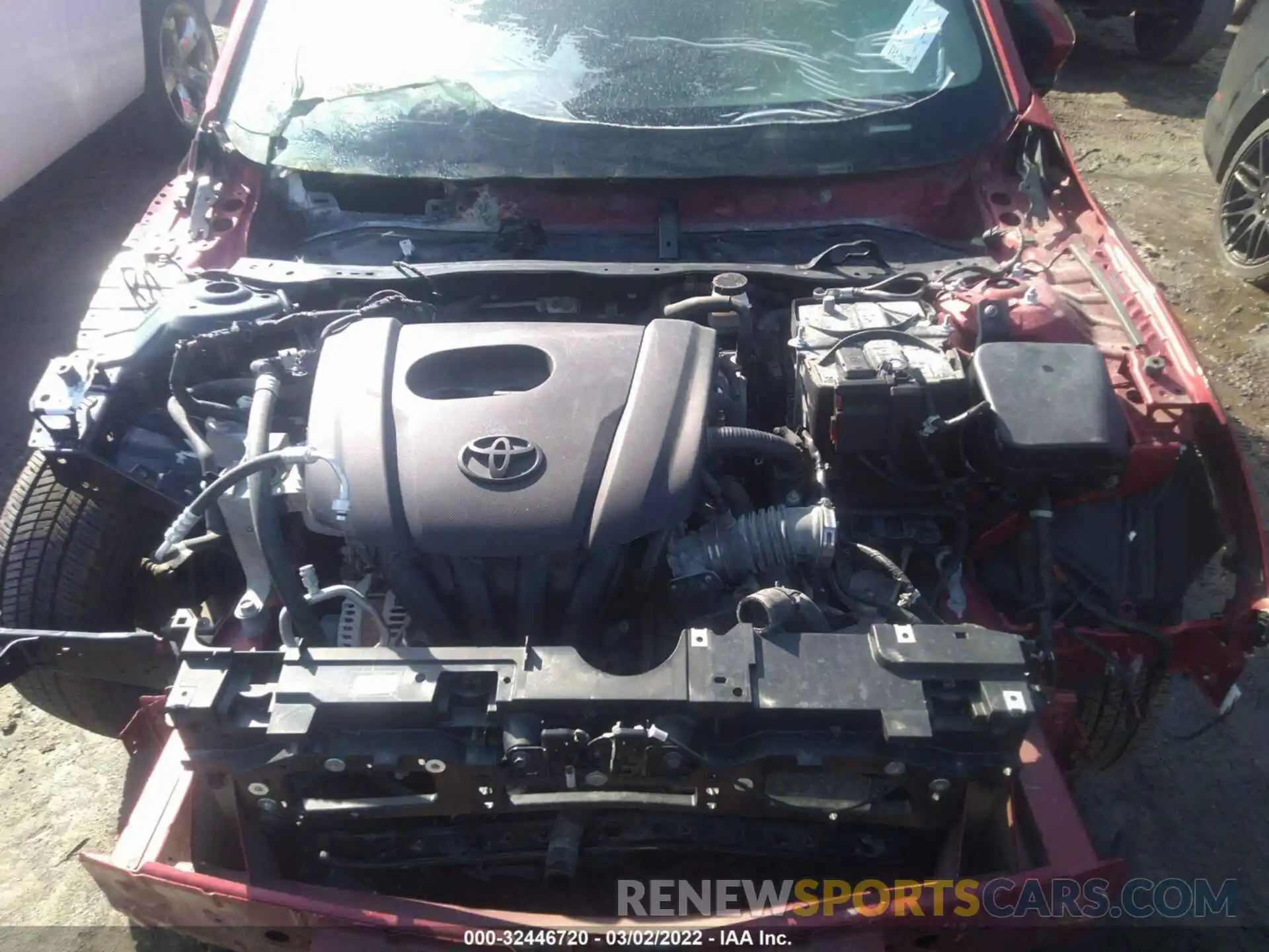 10 Photograph of a damaged car 3MYDLBYV1KY504636 TOYOTA YARIS SEDAN 2019