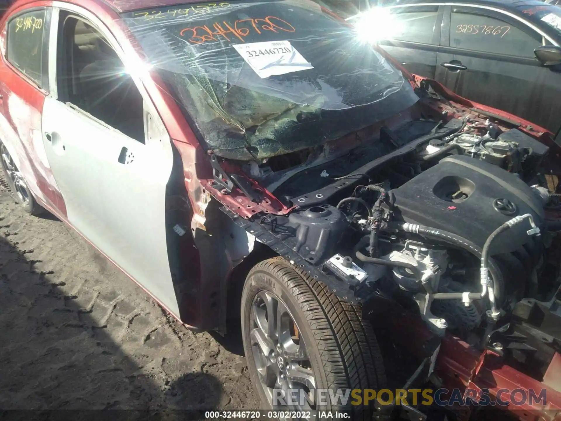 6 Photograph of a damaged car 3MYDLBYV1KY504636 TOYOTA YARIS SEDAN 2019