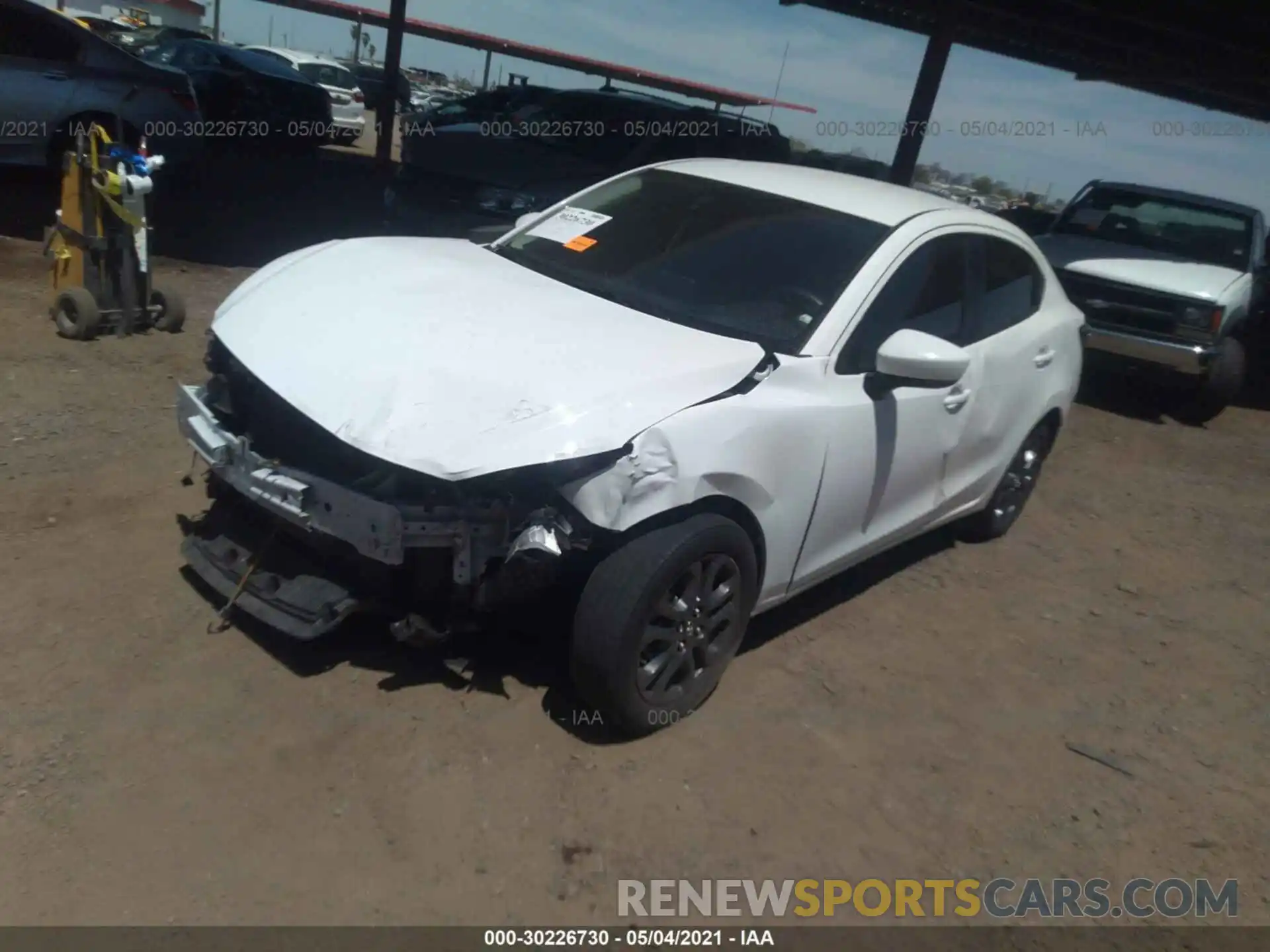 2 Photograph of a damaged car 3MYDLBYV1KY511103 TOYOTA YARIS SEDAN 2019