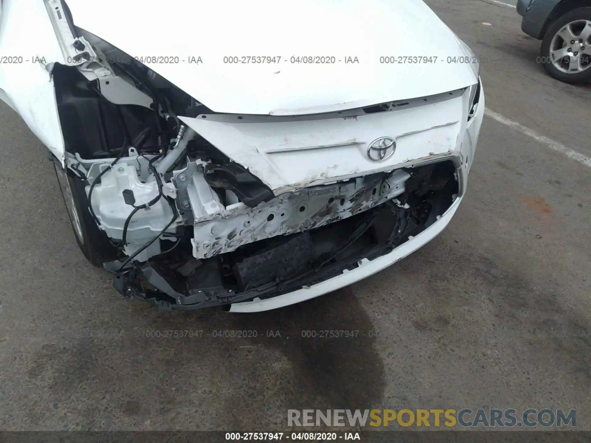 6 Photograph of a damaged car 3MYDLBYV1KY517015 TOYOTA YARIS SEDAN 2019