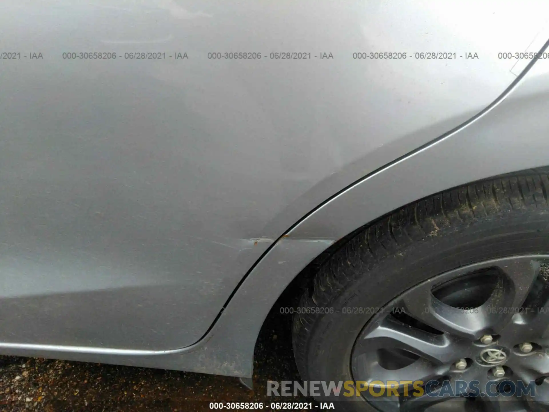 6 Photograph of a damaged car 3MYDLBYV1KY522571 TOYOTA YARIS SEDAN 2019