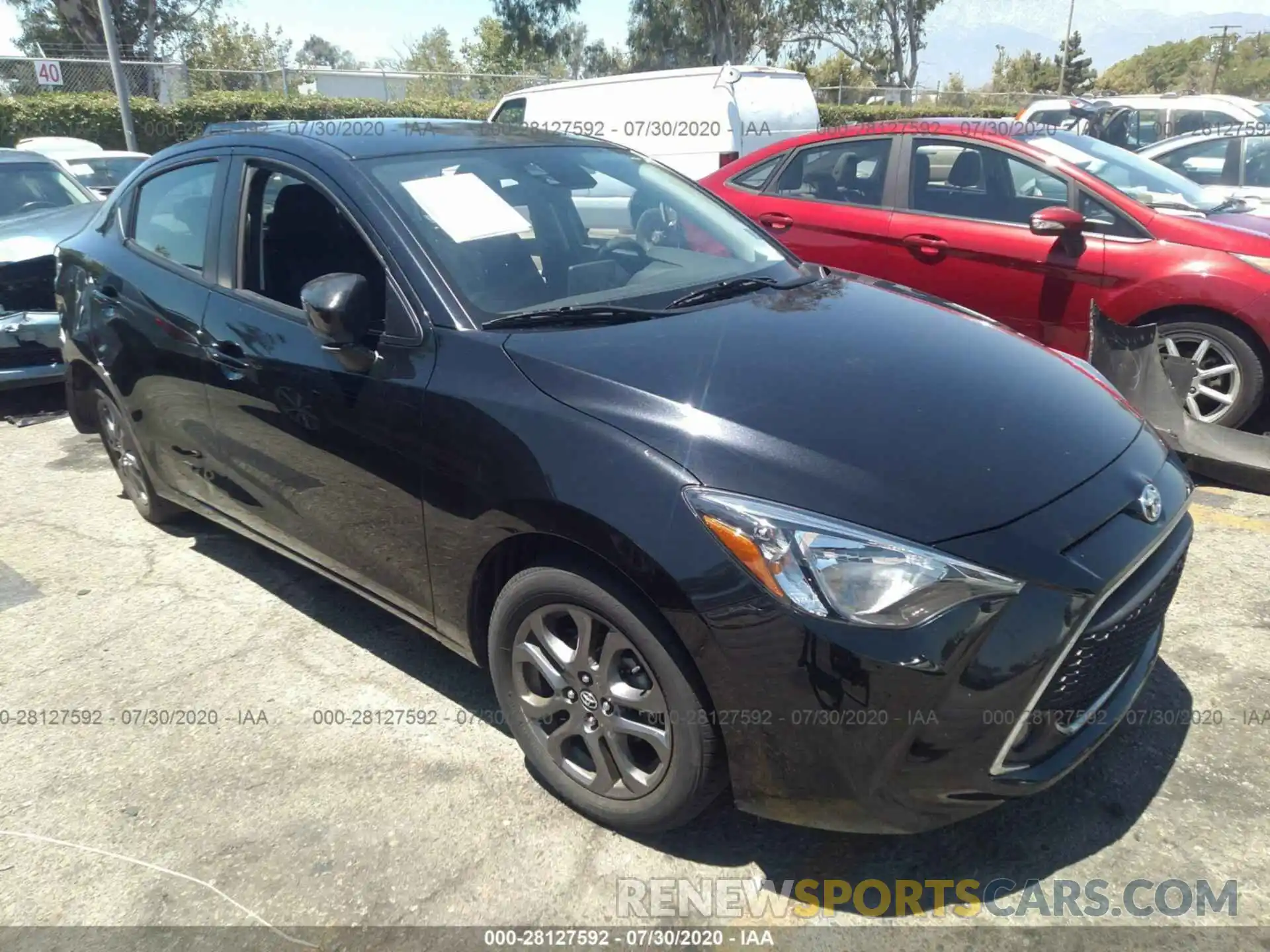 1 Photograph of a damaged car 3MYDLBYV2KY506444 TOYOTA YARIS SEDAN 2019