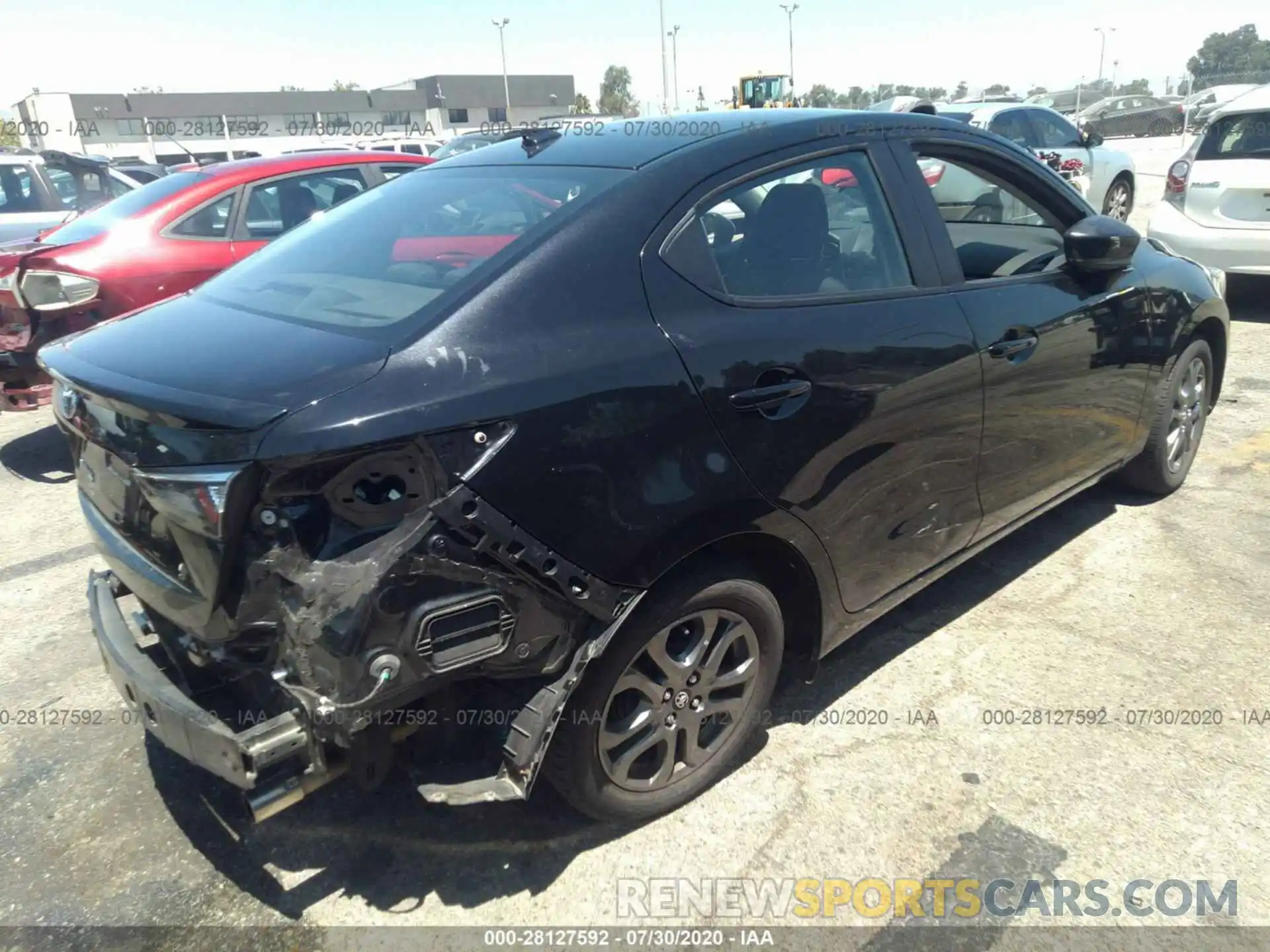 4 Photograph of a damaged car 3MYDLBYV2KY506444 TOYOTA YARIS SEDAN 2019