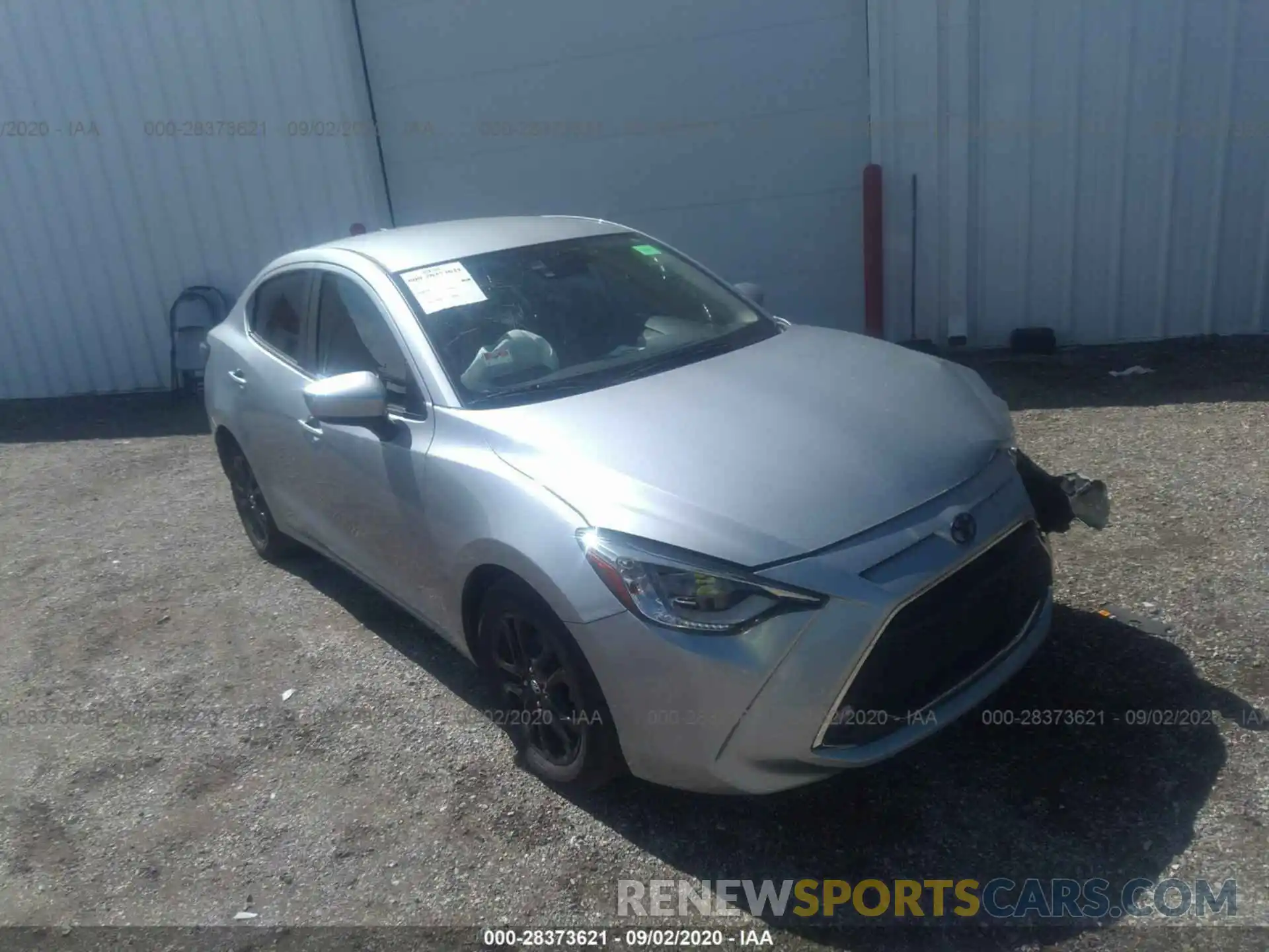 1 Photograph of a damaged car 3MYDLBYV2KY509604 TOYOTA YARIS SEDAN 2019