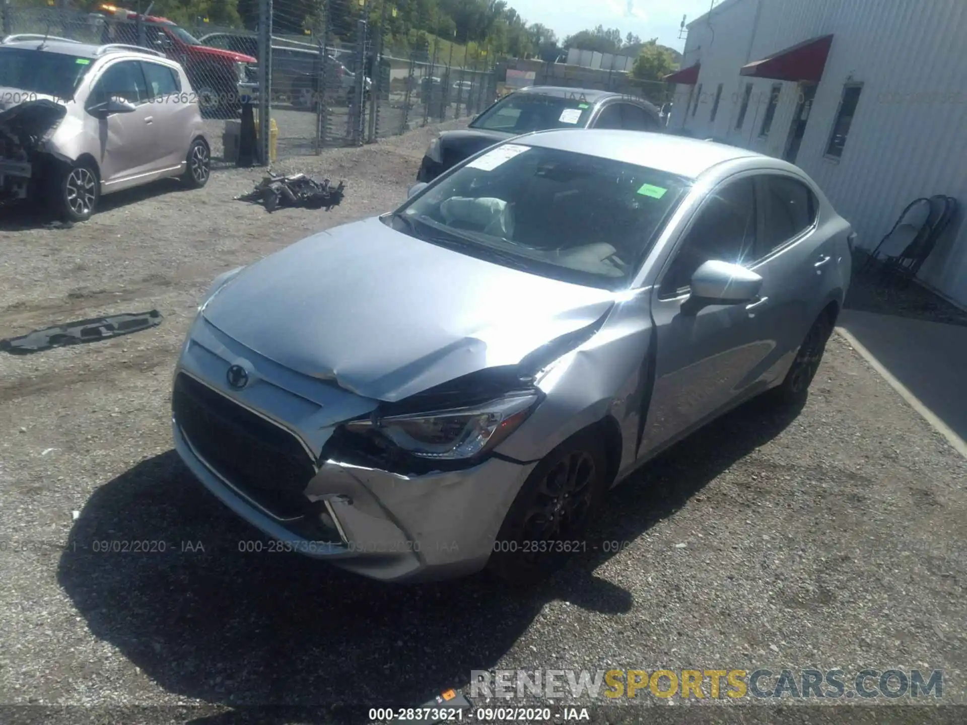 2 Photograph of a damaged car 3MYDLBYV2KY509604 TOYOTA YARIS SEDAN 2019