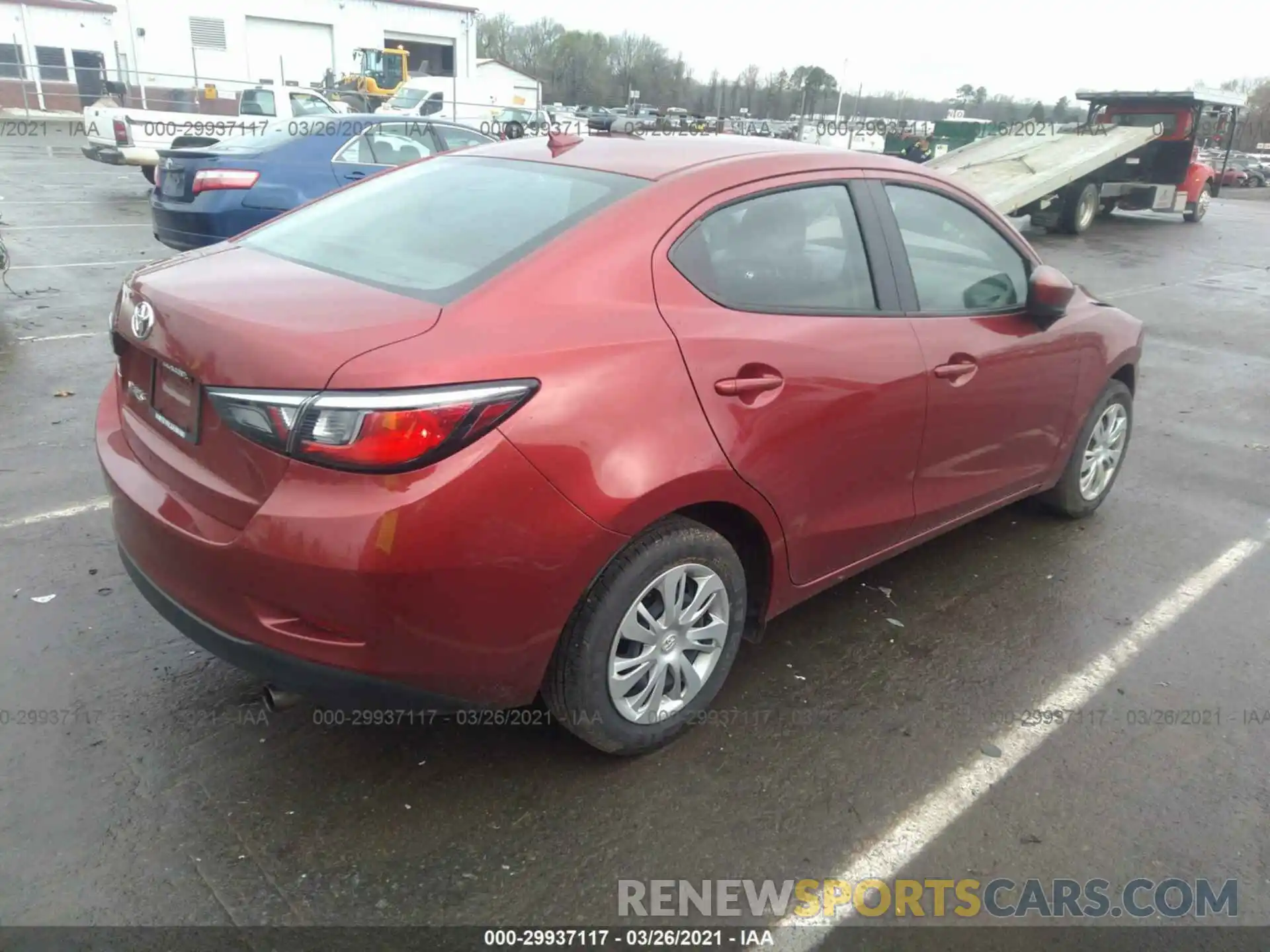 4 Photograph of a damaged car 3MYDLBYV2KY516004 TOYOTA YARIS SEDAN 2019