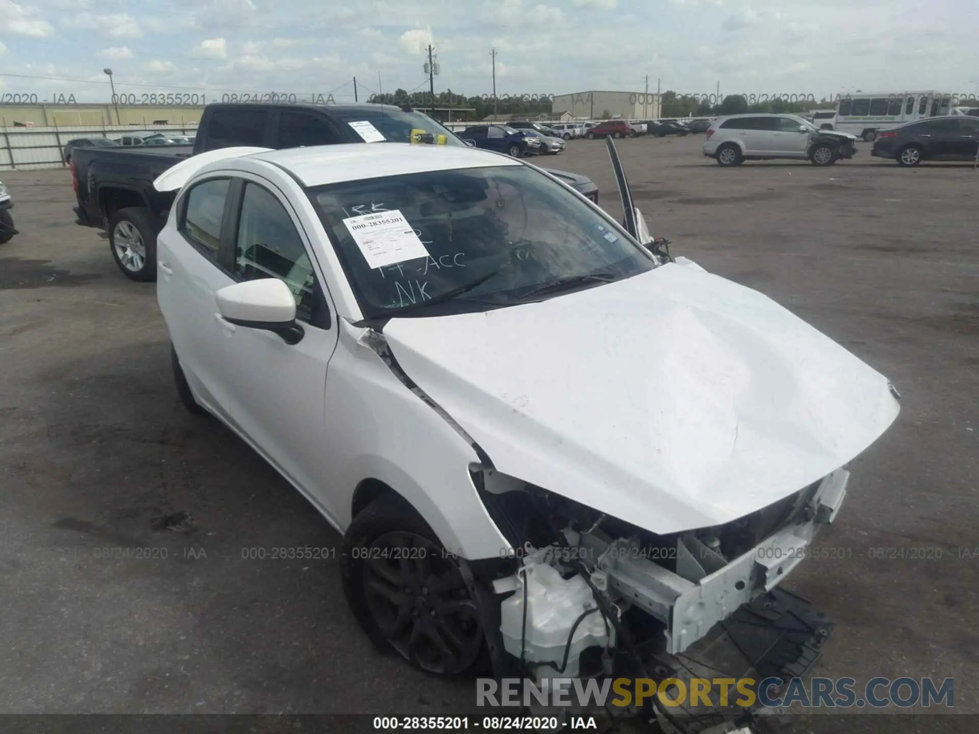1 Photograph of a damaged car 3MYDLBYV2KY517489 TOYOTA YARIS SEDAN 2019