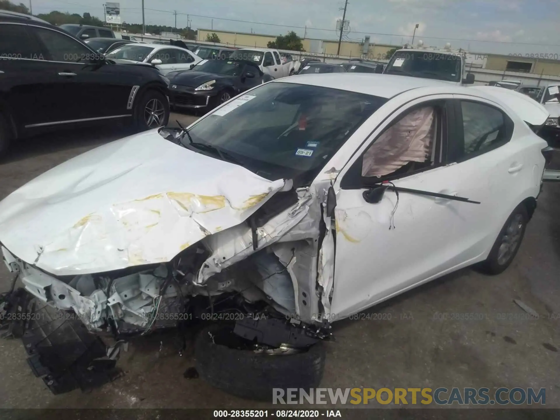 3 Photograph of a damaged car 3MYDLBYV2KY517489 TOYOTA YARIS SEDAN 2019