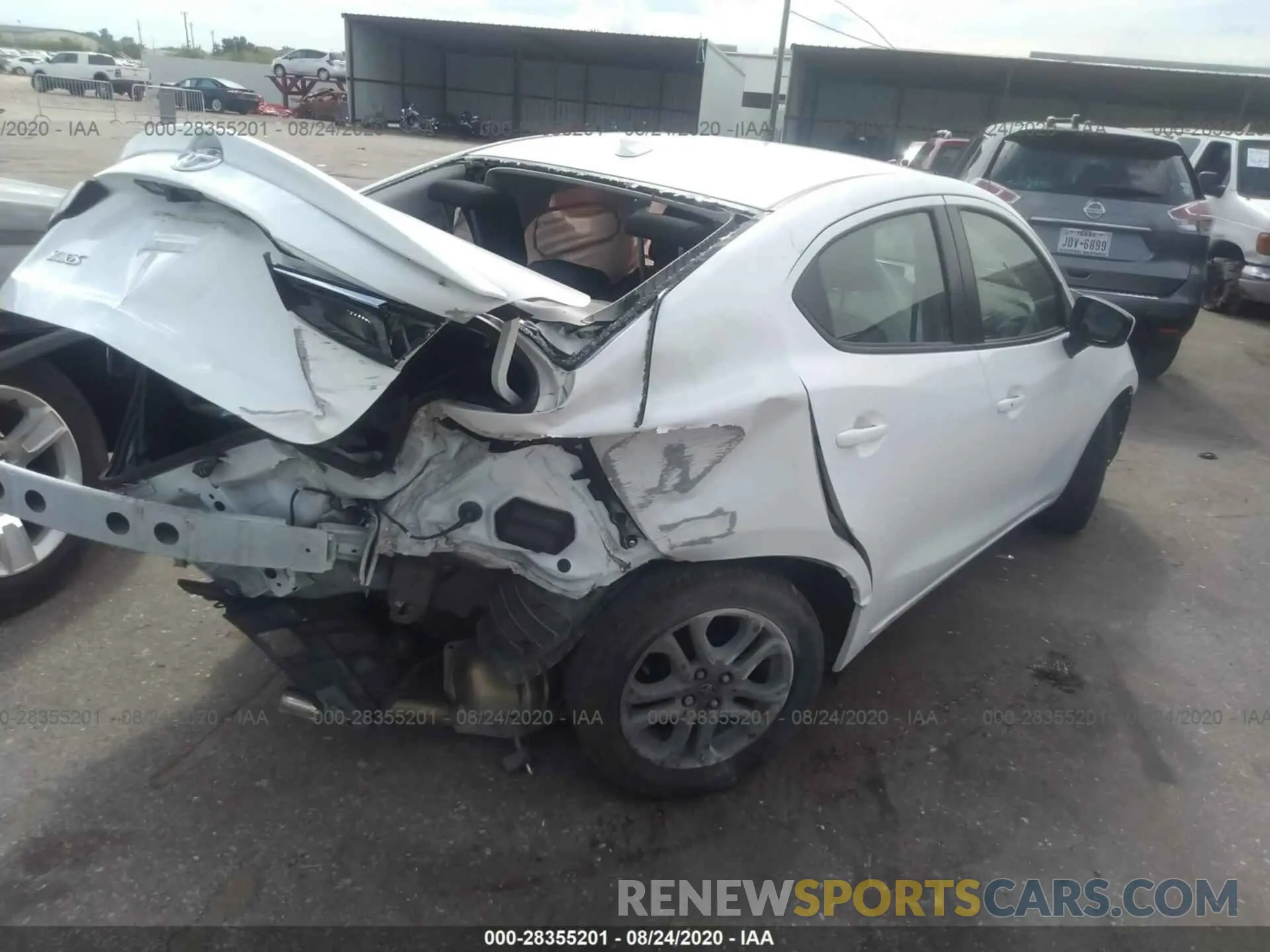 6 Photograph of a damaged car 3MYDLBYV2KY517489 TOYOTA YARIS SEDAN 2019