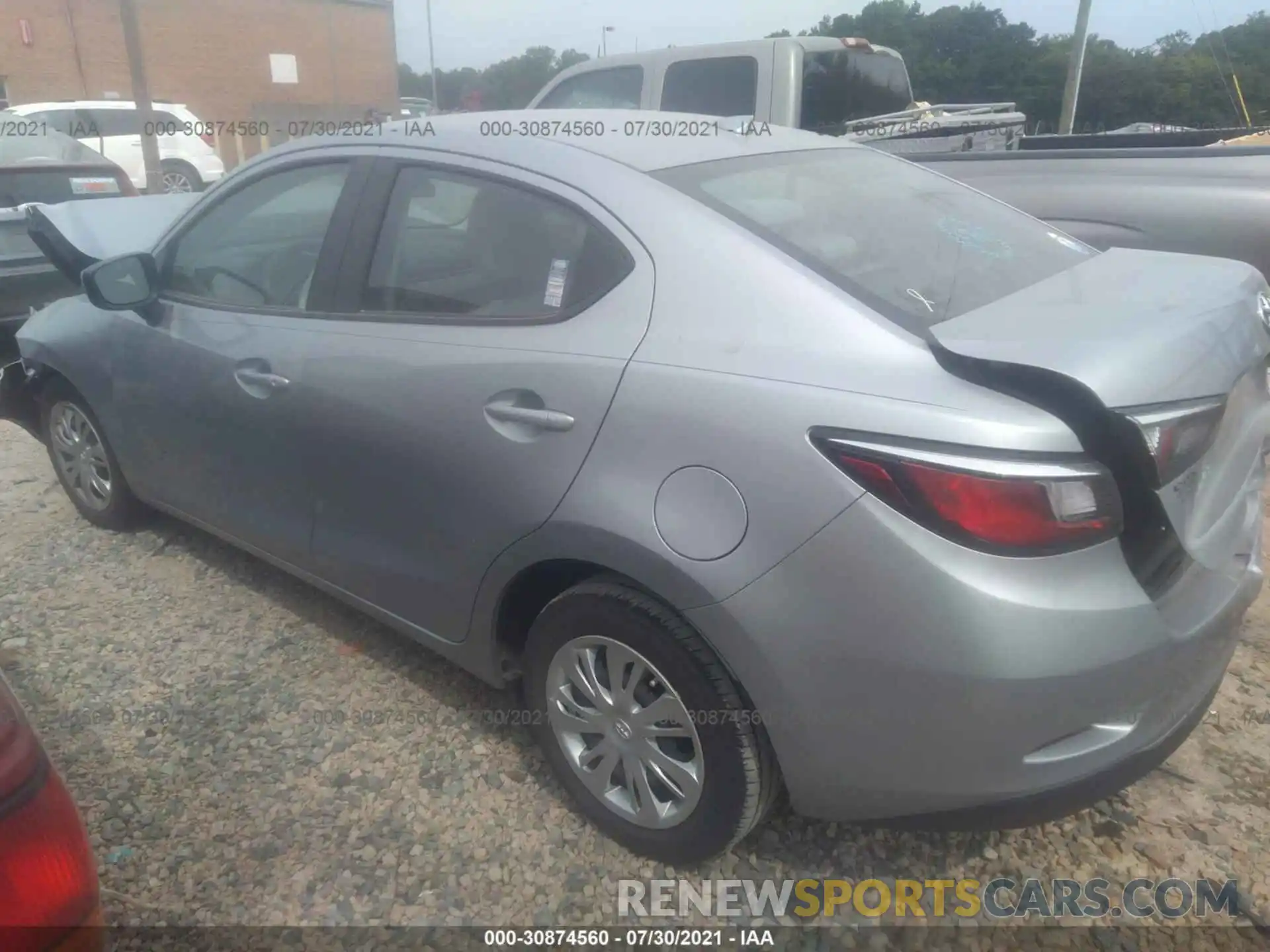 3 Photograph of a damaged car 3MYDLBYV2KY525155 TOYOTA YARIS SEDAN 2019