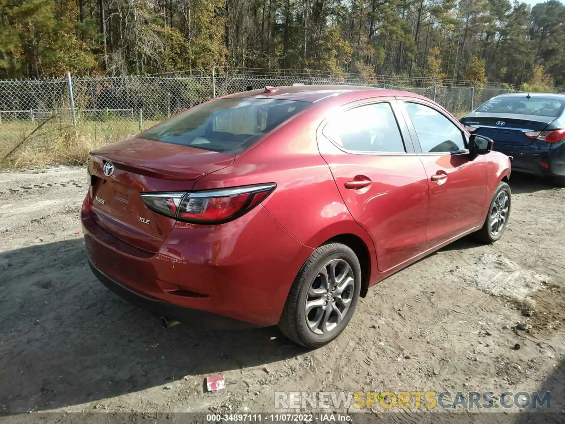 4 Photograph of a damaged car 3MYDLBYV3KY500829 TOYOTA YARIS SEDAN 2019