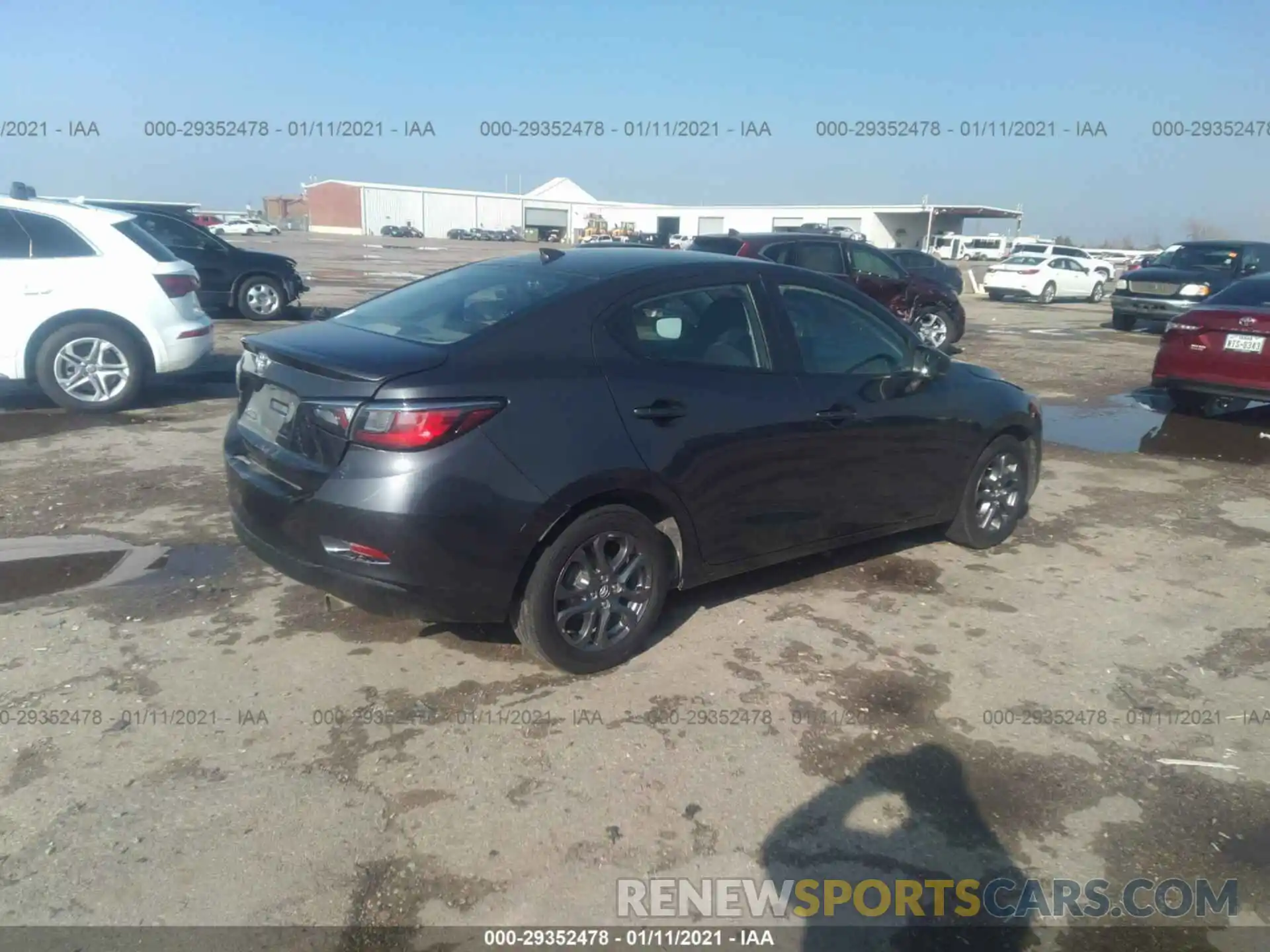 4 Photograph of a damaged car 3MYDLBYV3KY501415 TOYOTA YARIS SEDAN 2019