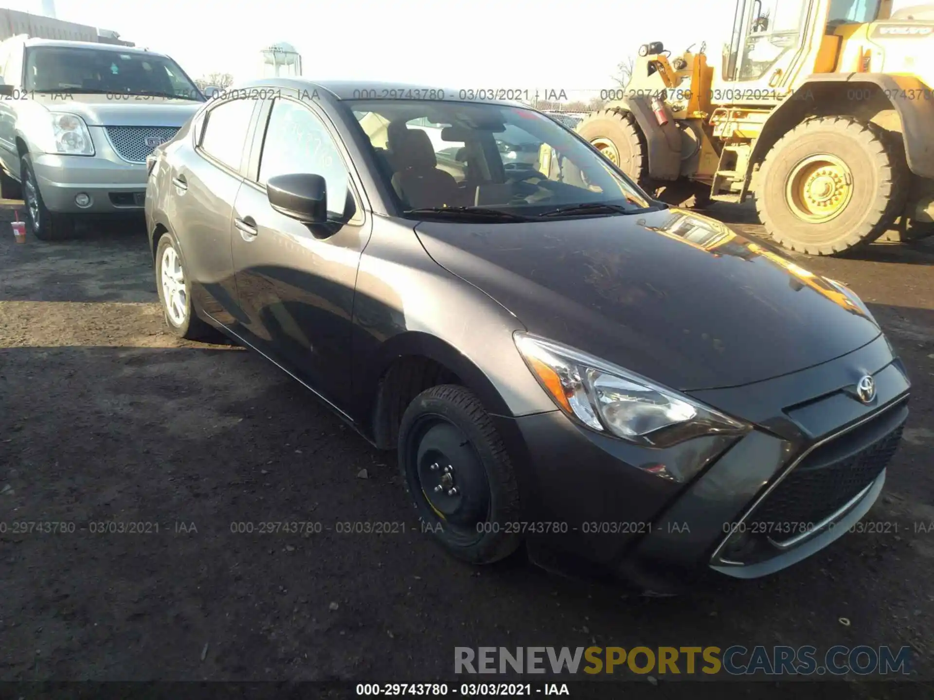 1 Photograph of a damaged car 3MYDLBYV3KY515749 TOYOTA YARIS SEDAN 2019