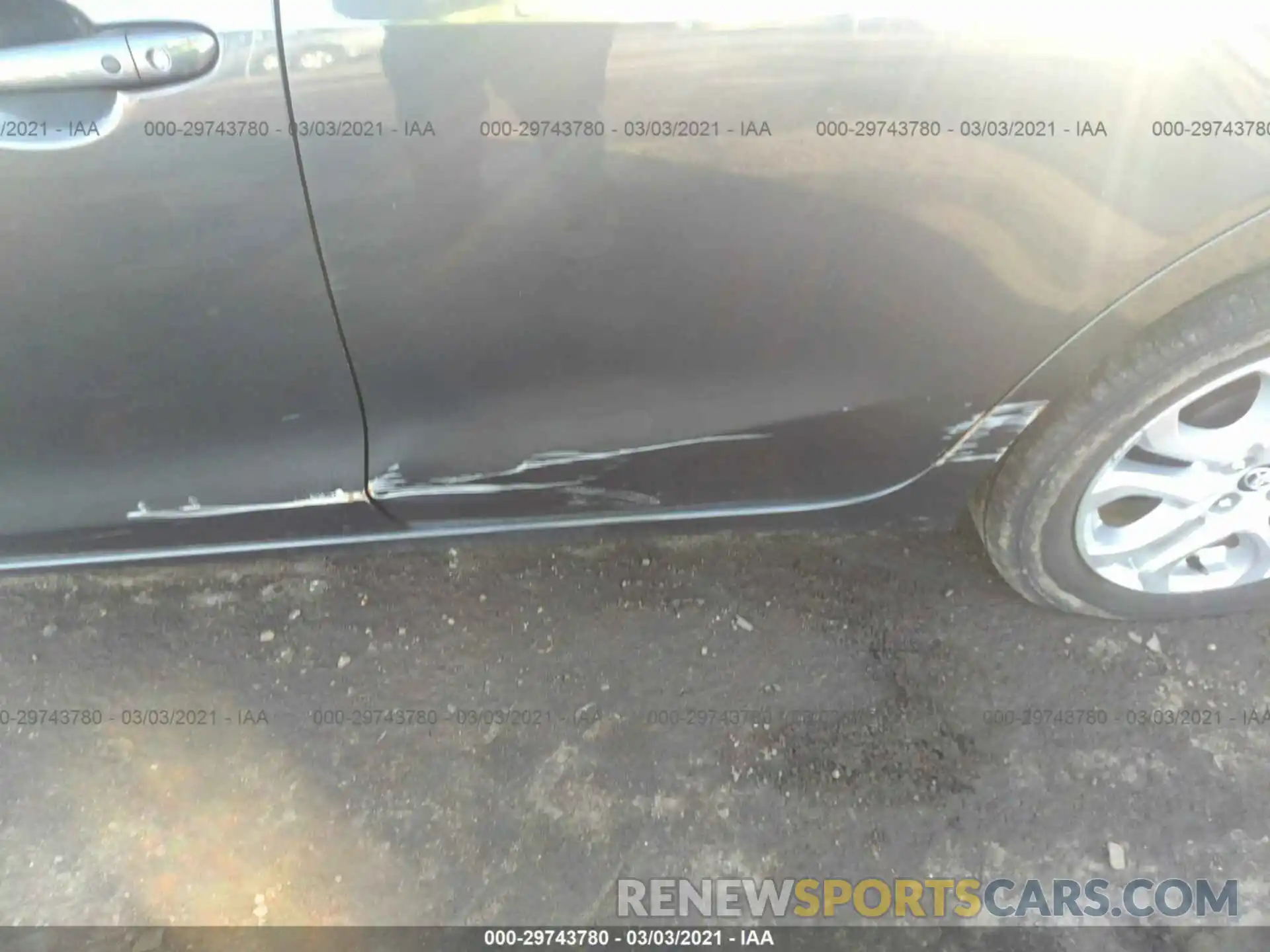 6 Photograph of a damaged car 3MYDLBYV3KY515749 TOYOTA YARIS SEDAN 2019