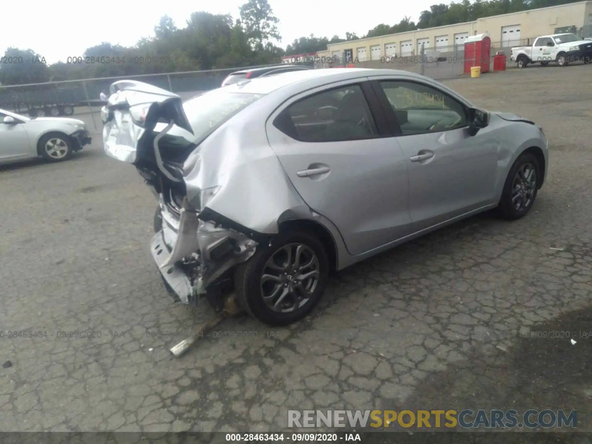 4 Photograph of a damaged car 3MYDLBYV3KY518991 TOYOTA YARIS SEDAN 2019