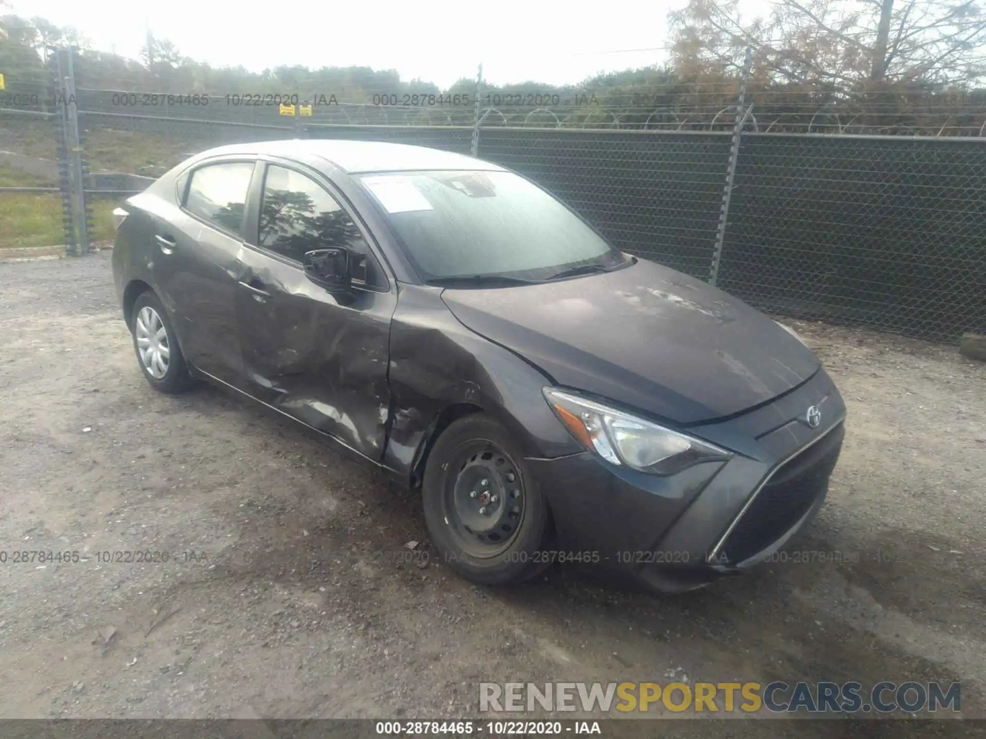 1 Photograph of a damaged car 3MYDLBYV3KY520529 TOYOTA YARIS SEDAN 2019