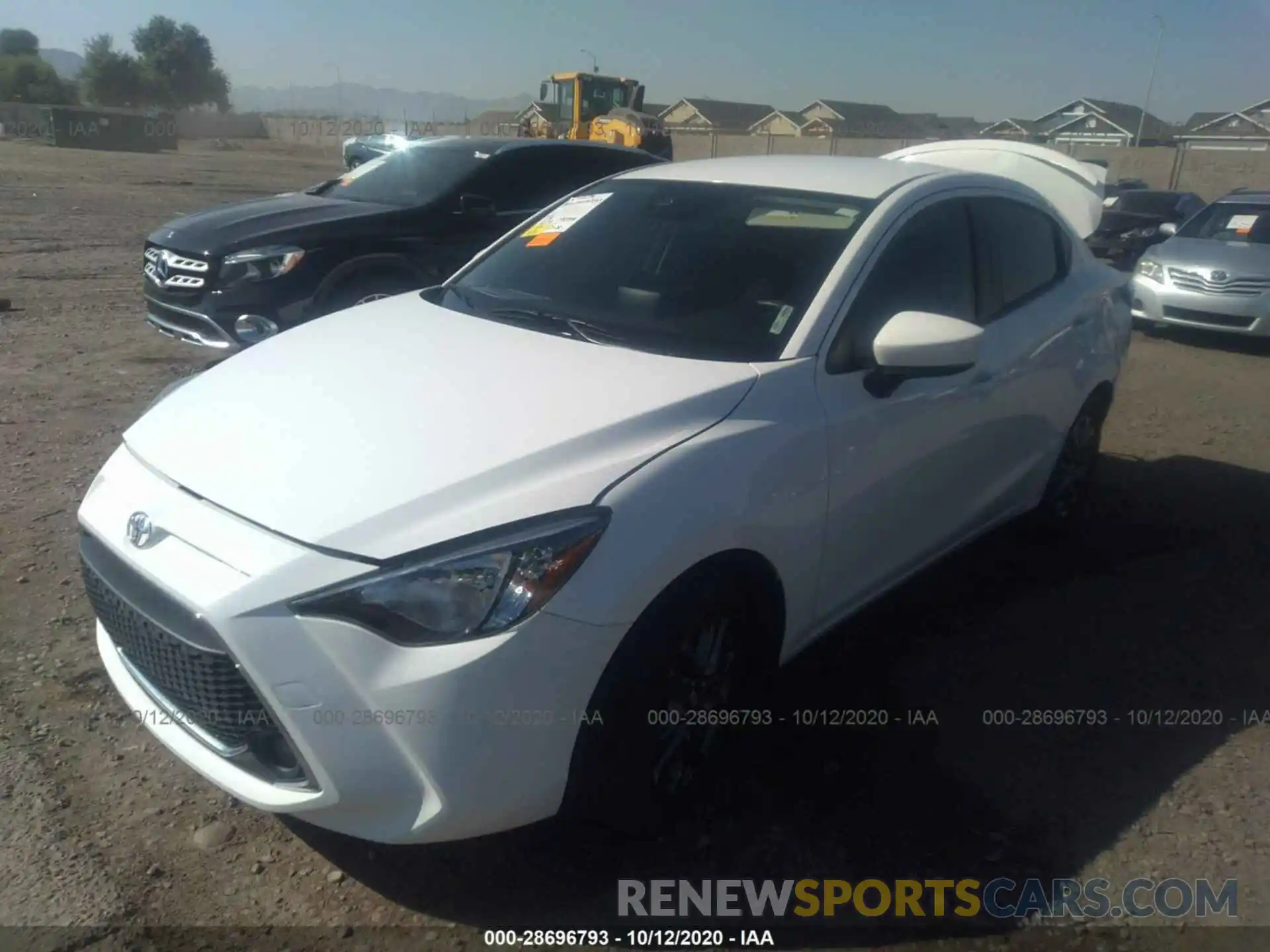 2 Photograph of a damaged car 3MYDLBYV3KY520546 TOYOTA YARIS SEDAN 2019