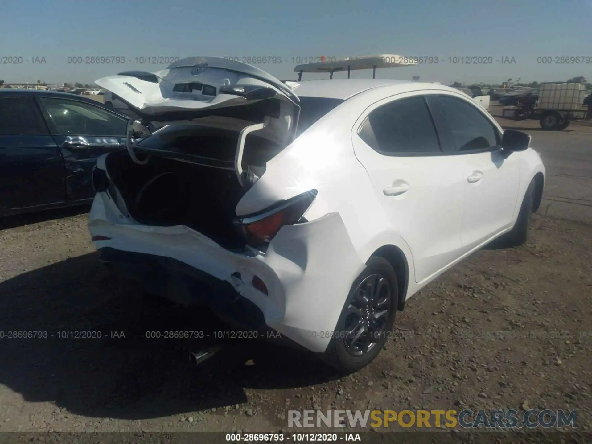 4 Photograph of a damaged car 3MYDLBYV3KY520546 TOYOTA YARIS SEDAN 2019