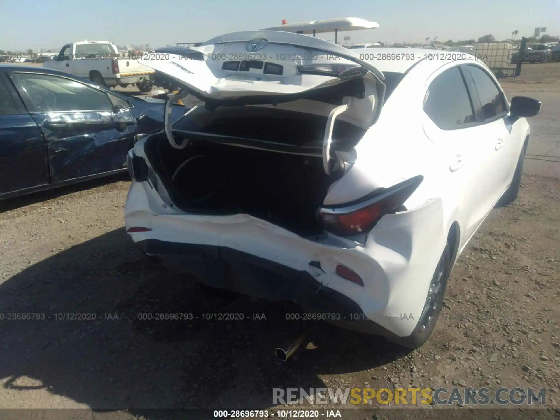 6 Photograph of a damaged car 3MYDLBYV3KY520546 TOYOTA YARIS SEDAN 2019