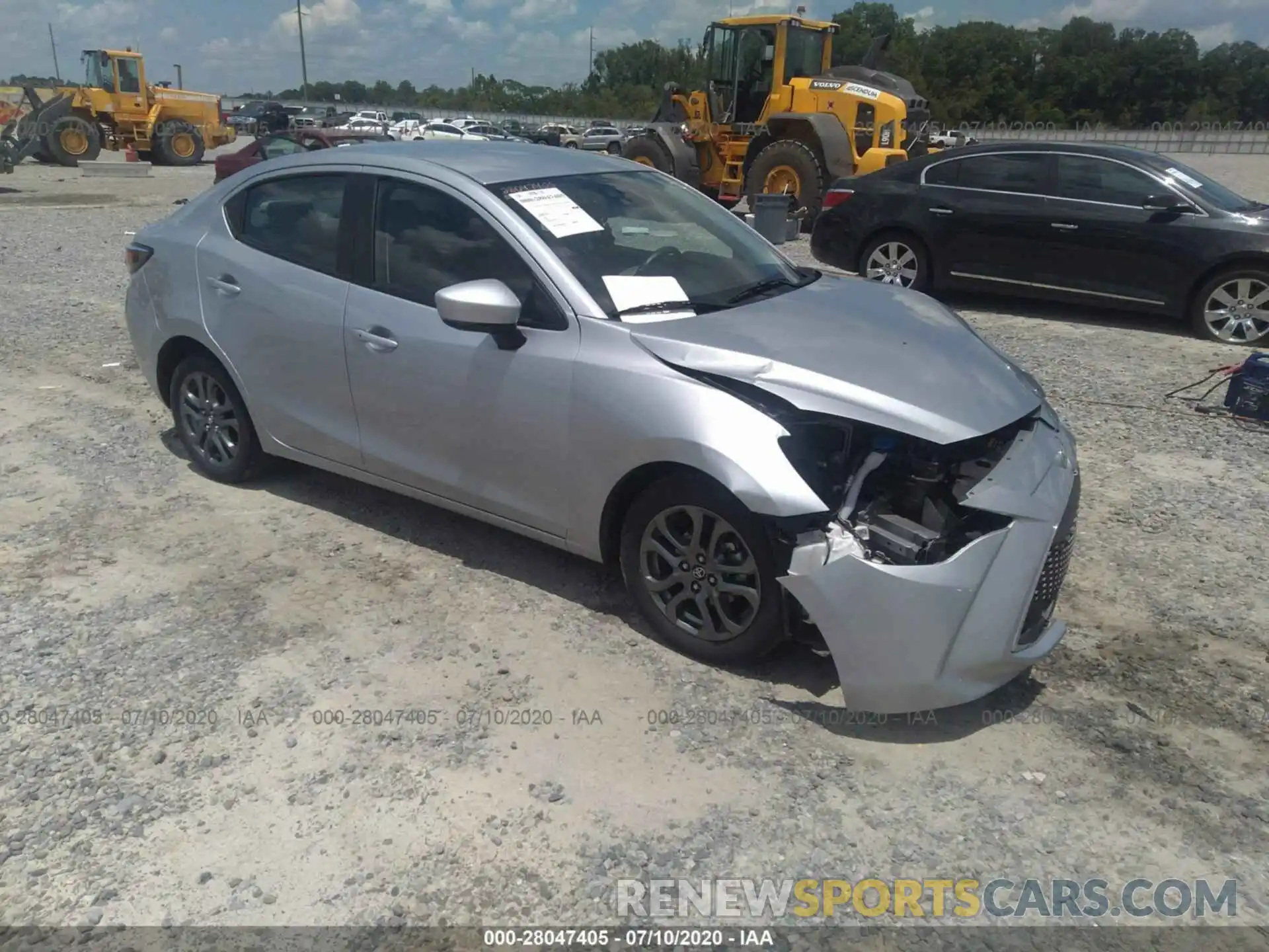 1 Photograph of a damaged car 3MYDLBYV3KY524421 TOYOTA YARIS SEDAN 2019