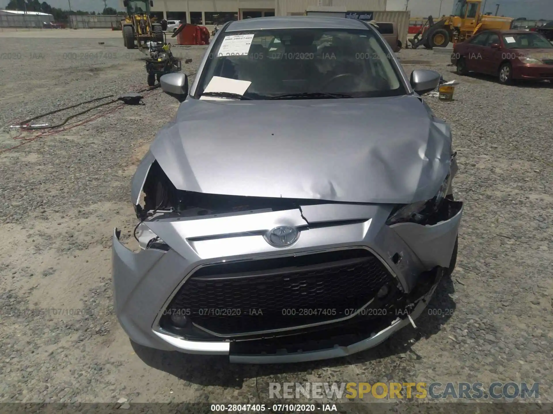 6 Photograph of a damaged car 3MYDLBYV3KY524421 TOYOTA YARIS SEDAN 2019